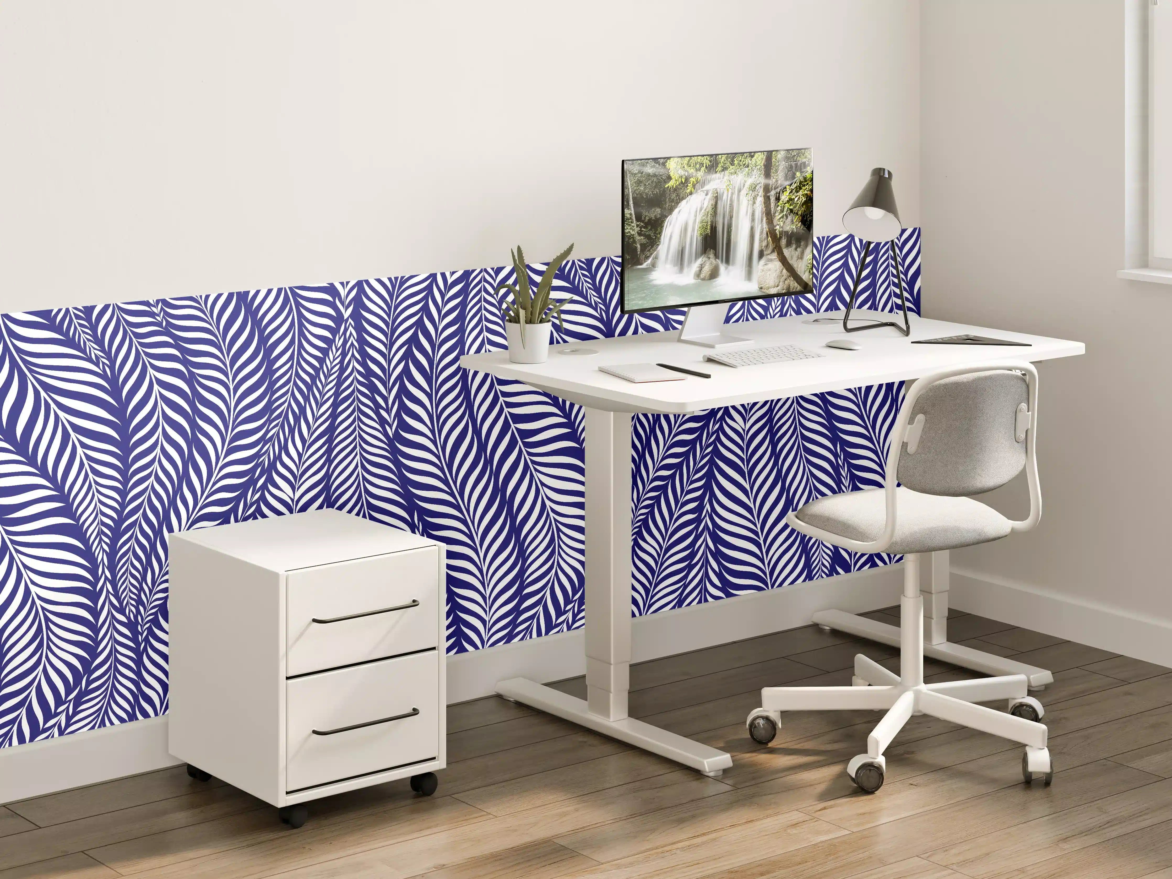 Kinderzimmer Wandgestaltung - Moderne Blaue Deko