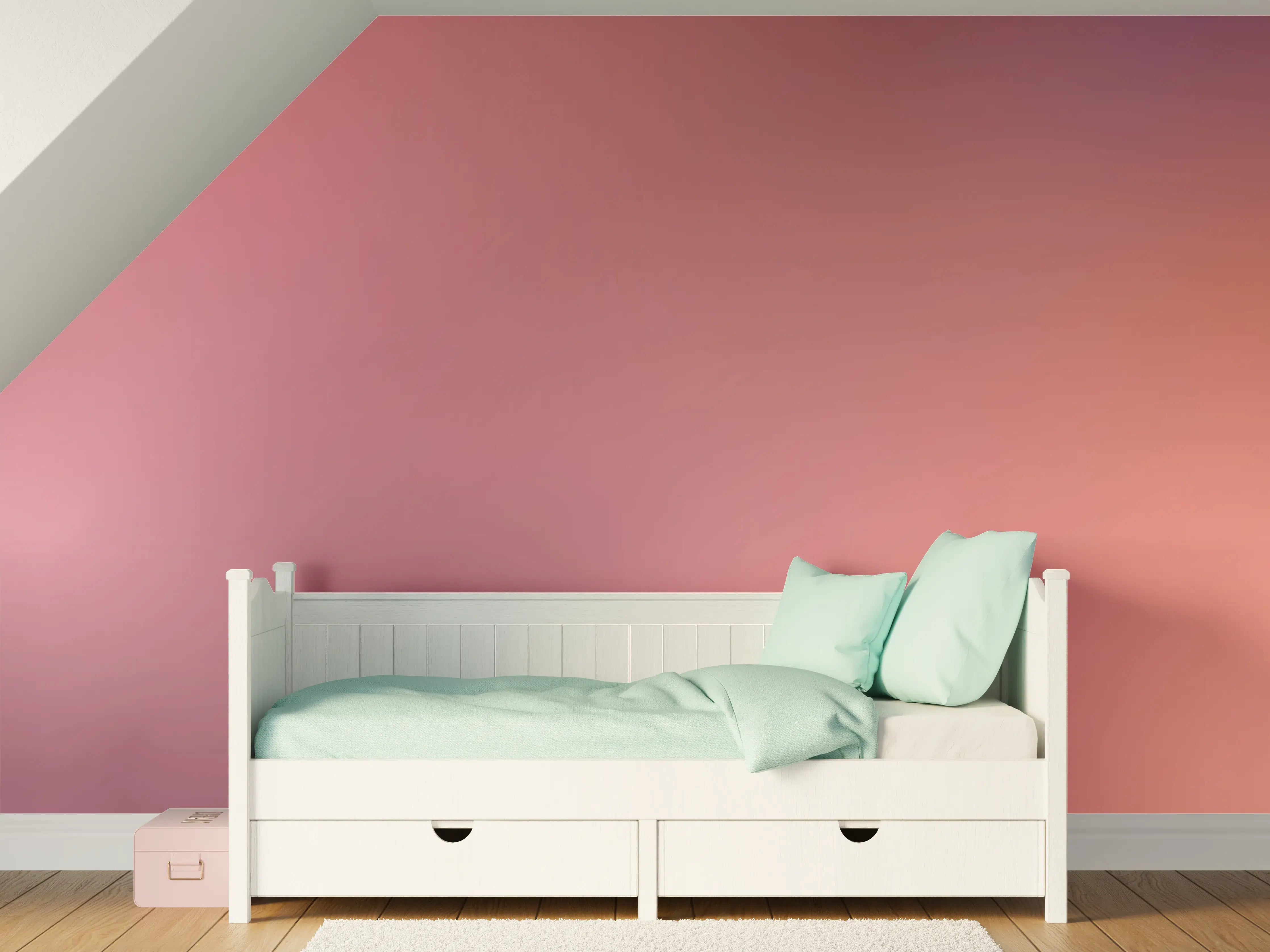 Kinderzimmer Wandgestaltung - Moderne Farbe mit sanfter Textur