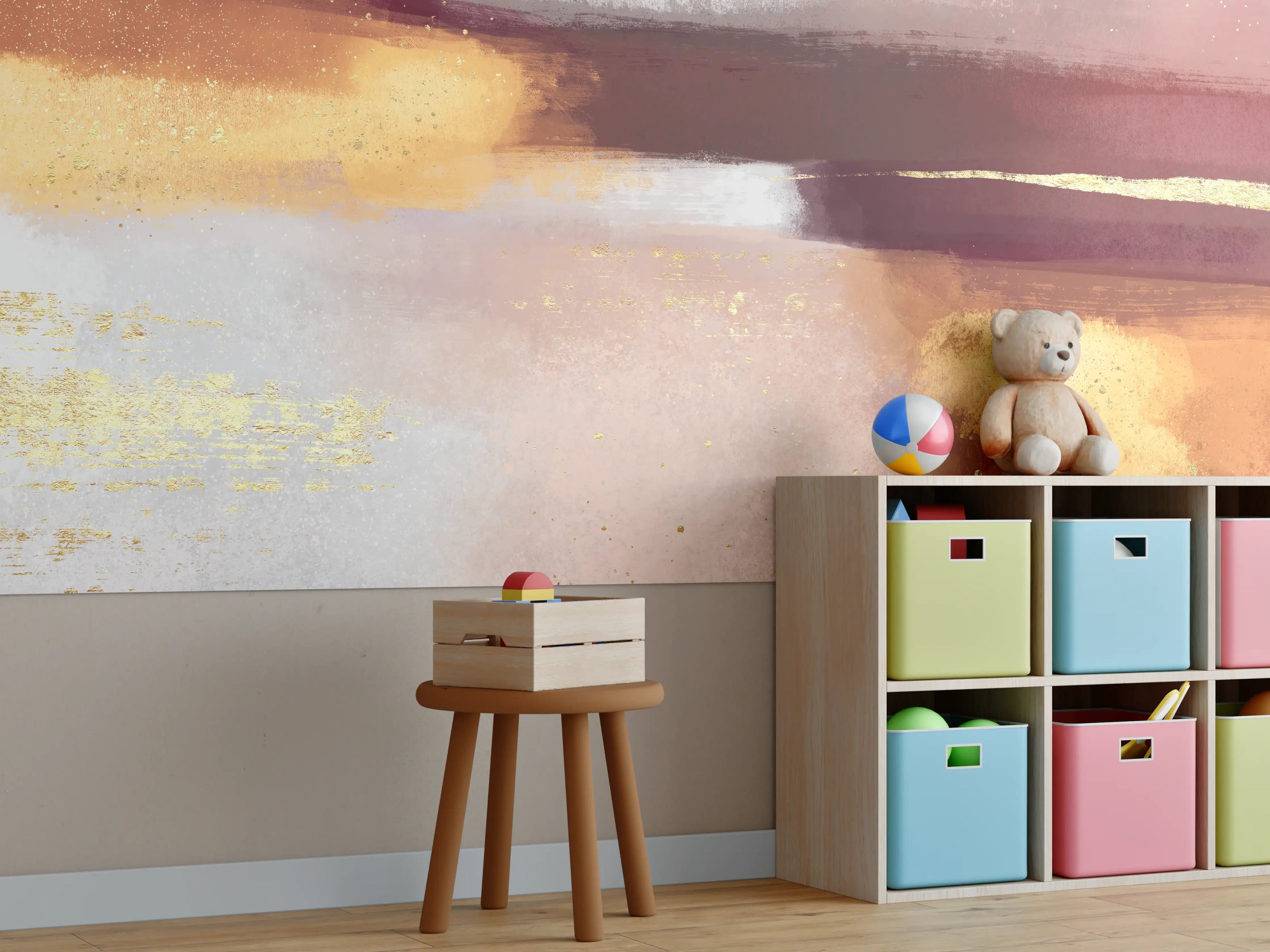 Kinderzimmer Wandgestaltung - Moderne Farben - Gemälde