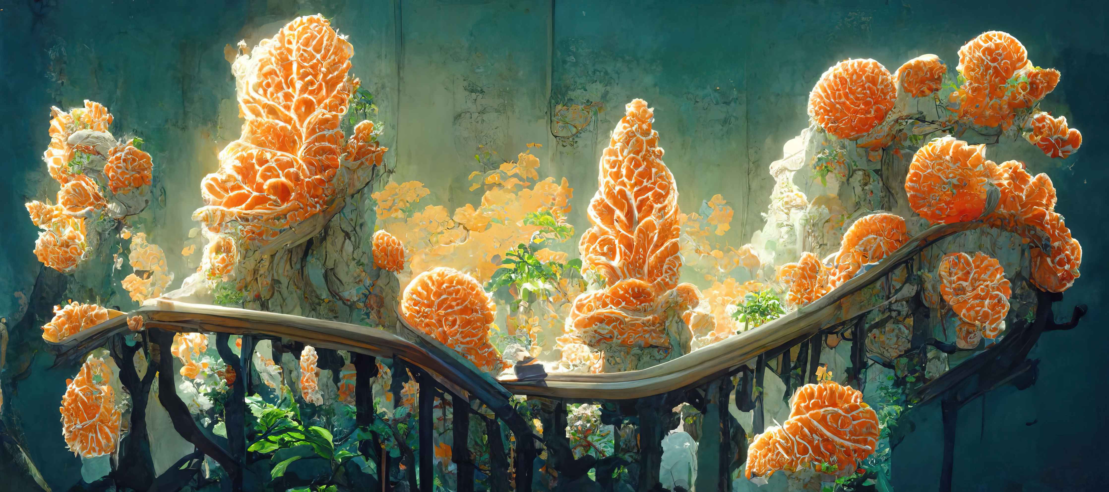 Kinderzimmer Wandgestaltung-Moderne Kunst - Kakteen