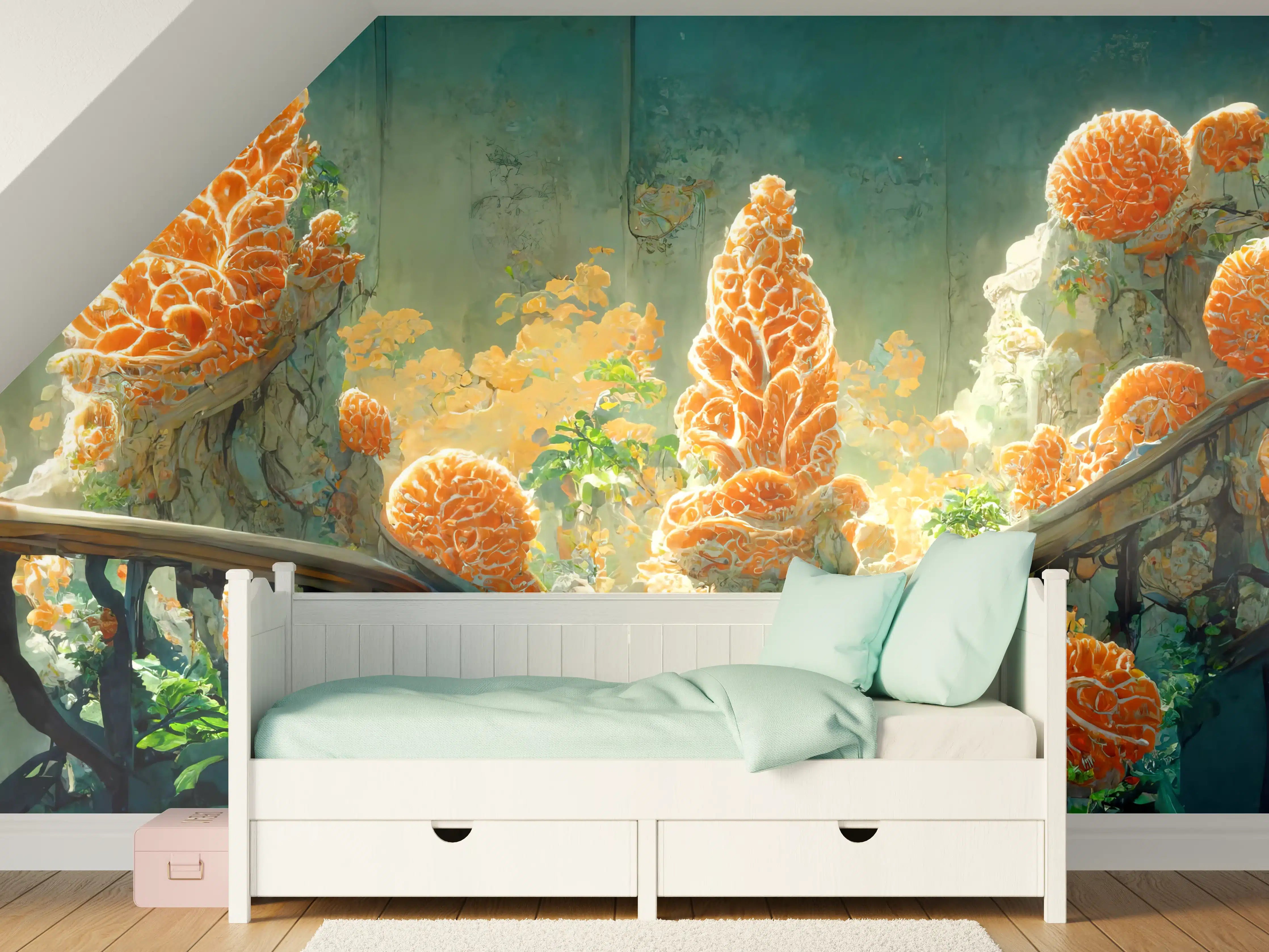 Kinderzimmer Wandgestaltung - Moderne Kunst - Kakteen