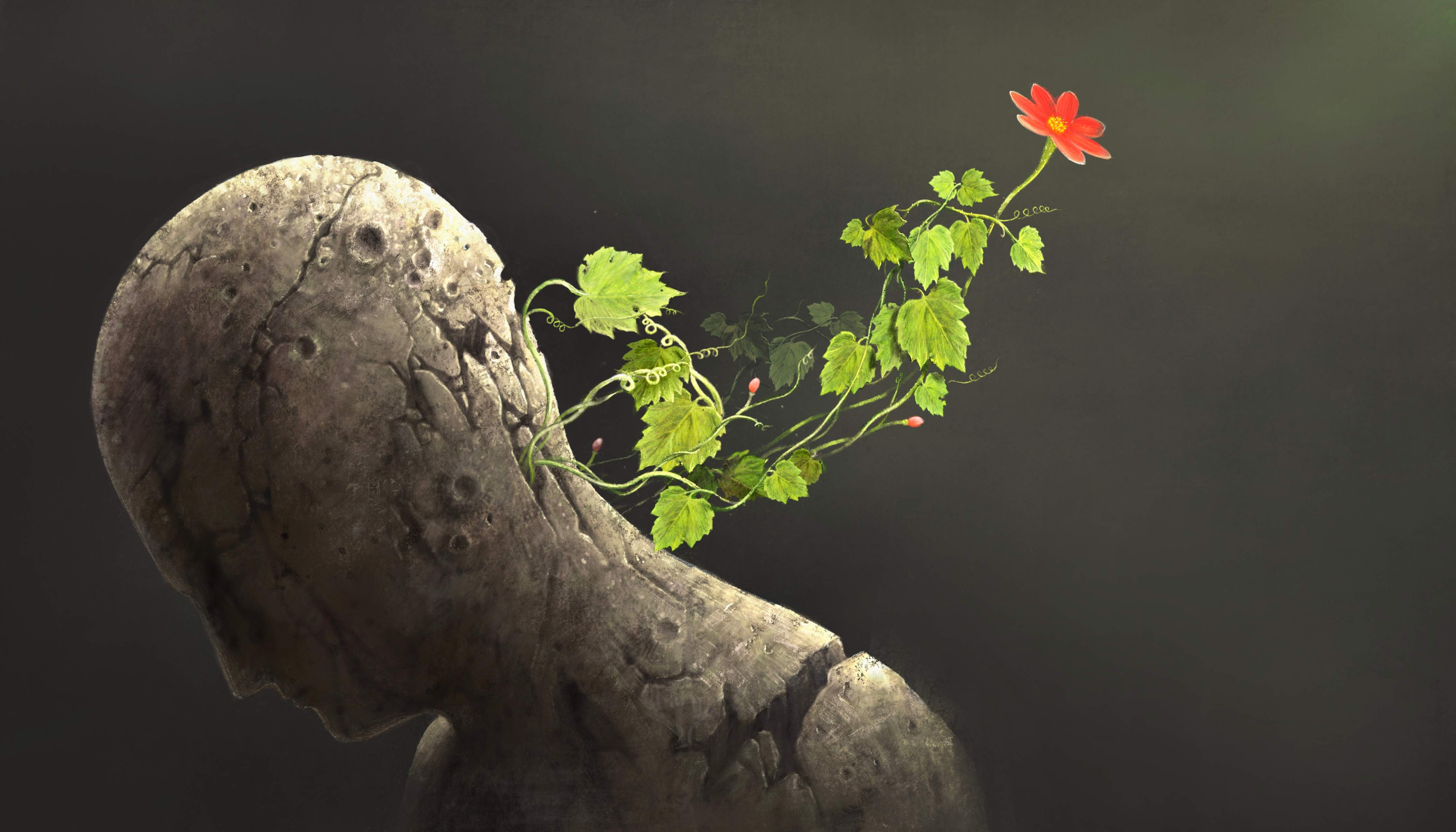 Kinderzimmer Wandgestaltung-Moderne Malerei - Fantasie