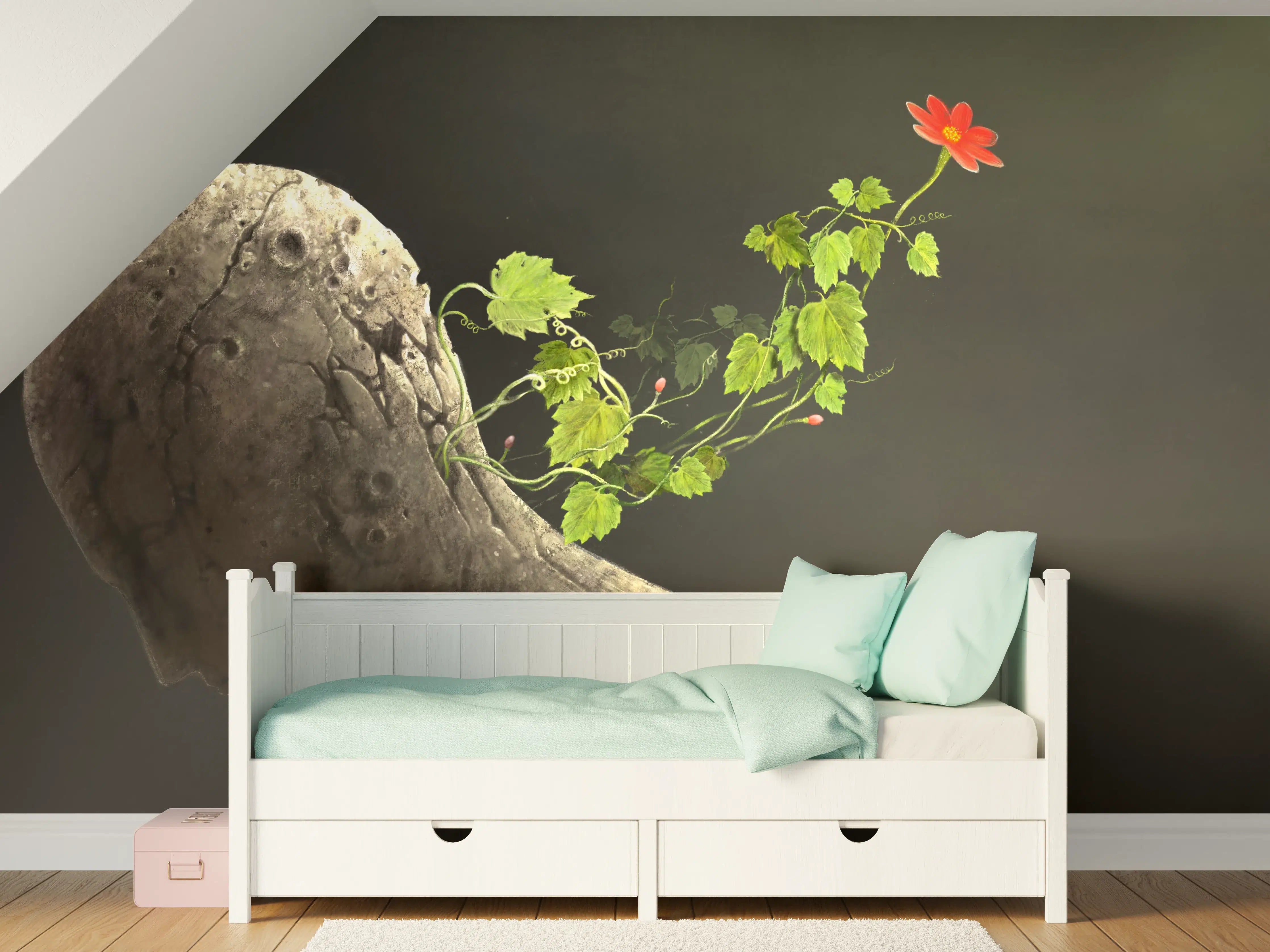 Kinderzimmer Wandgestaltung - Moderne Malerei - Fantasie