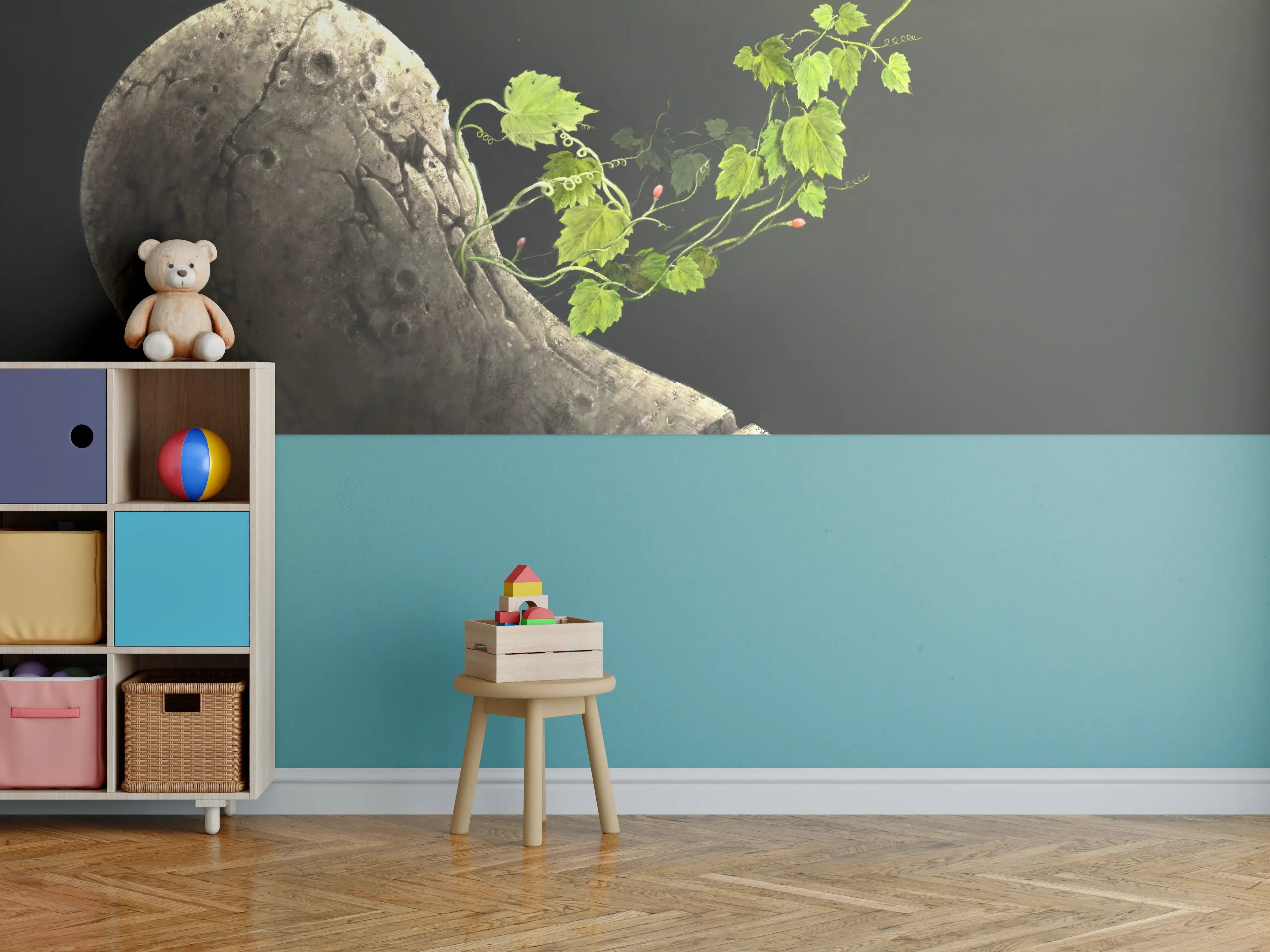 Kinderzimmer Wandgestaltung - Moderne Malerei - Fantasie
