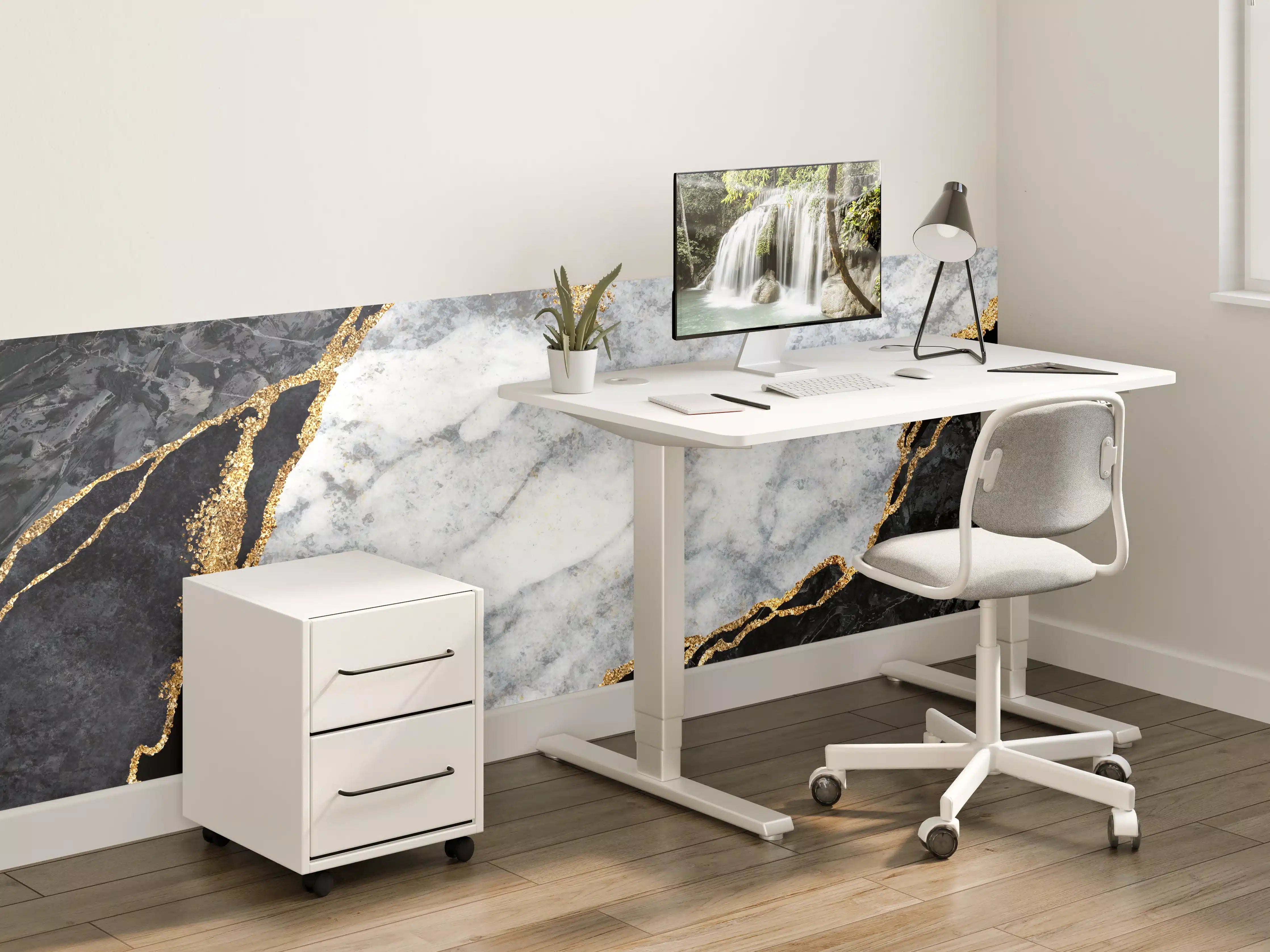 Kinderzimmer Wandgestaltung - Moderne rissige Oberfläche