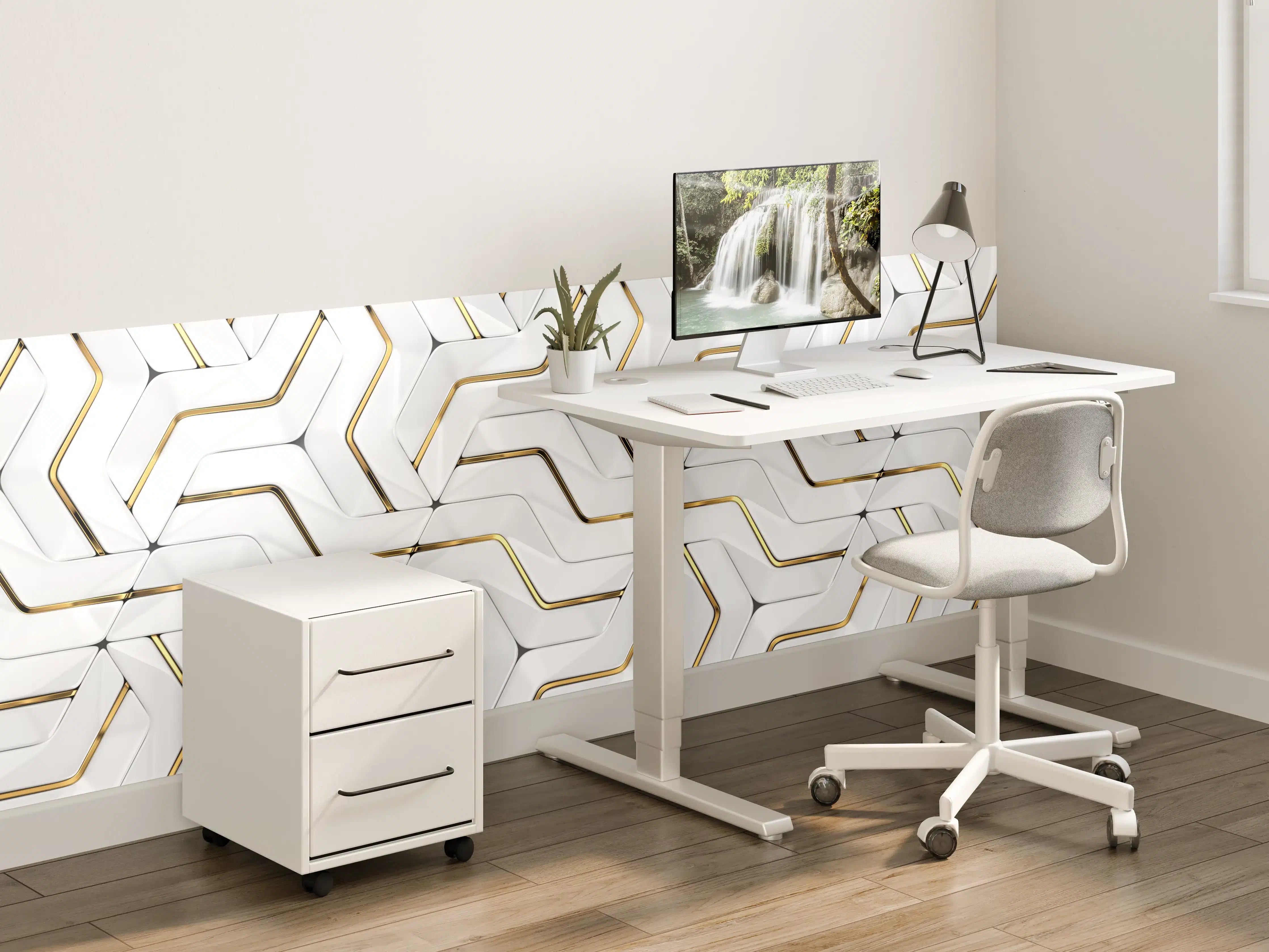 Kinderzimmer Wandgestaltung - Modernes Hintergrund Muster