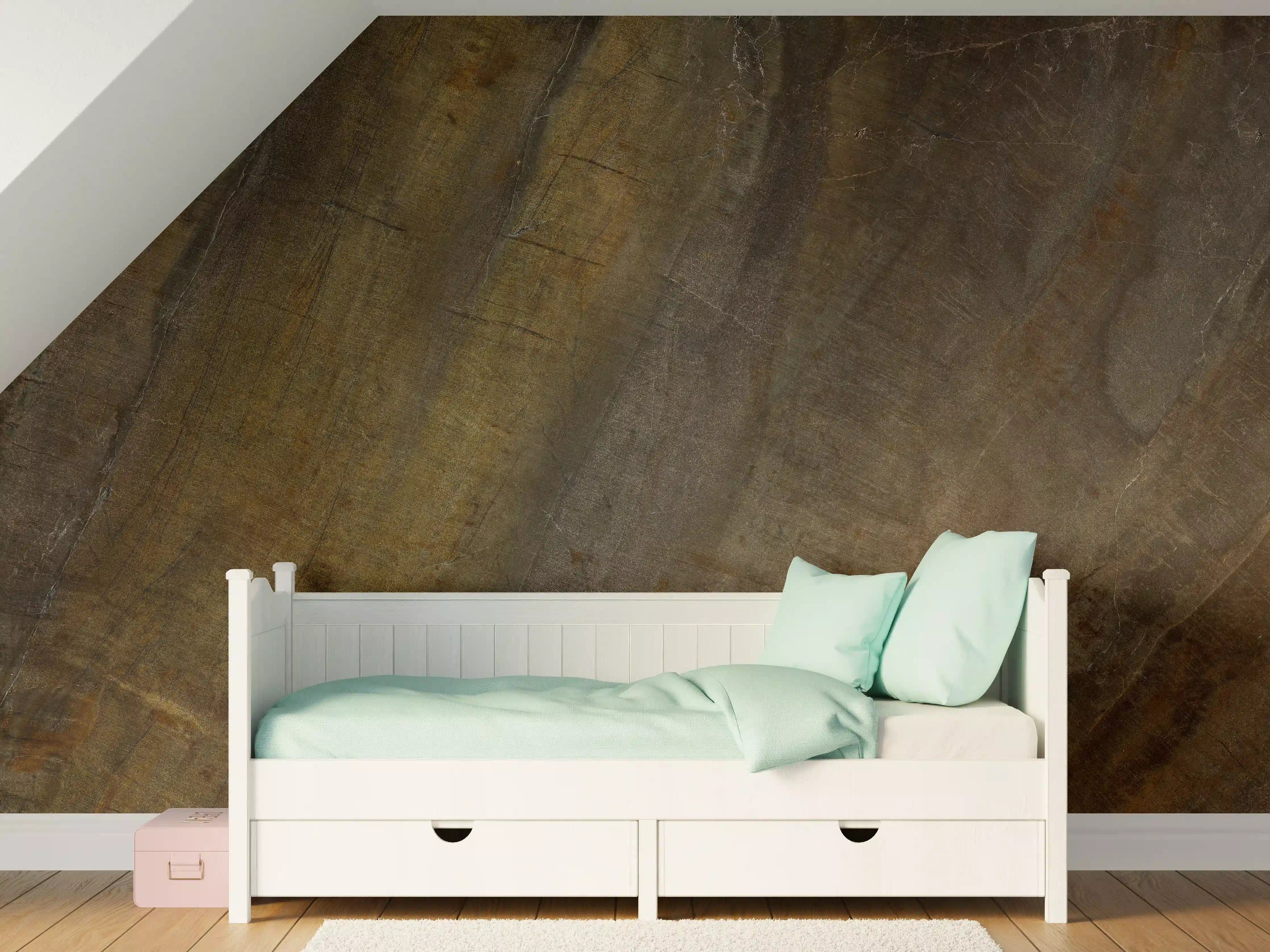 Kinderzimmer Wandgestaltung - Multicolor raue Marmortextur