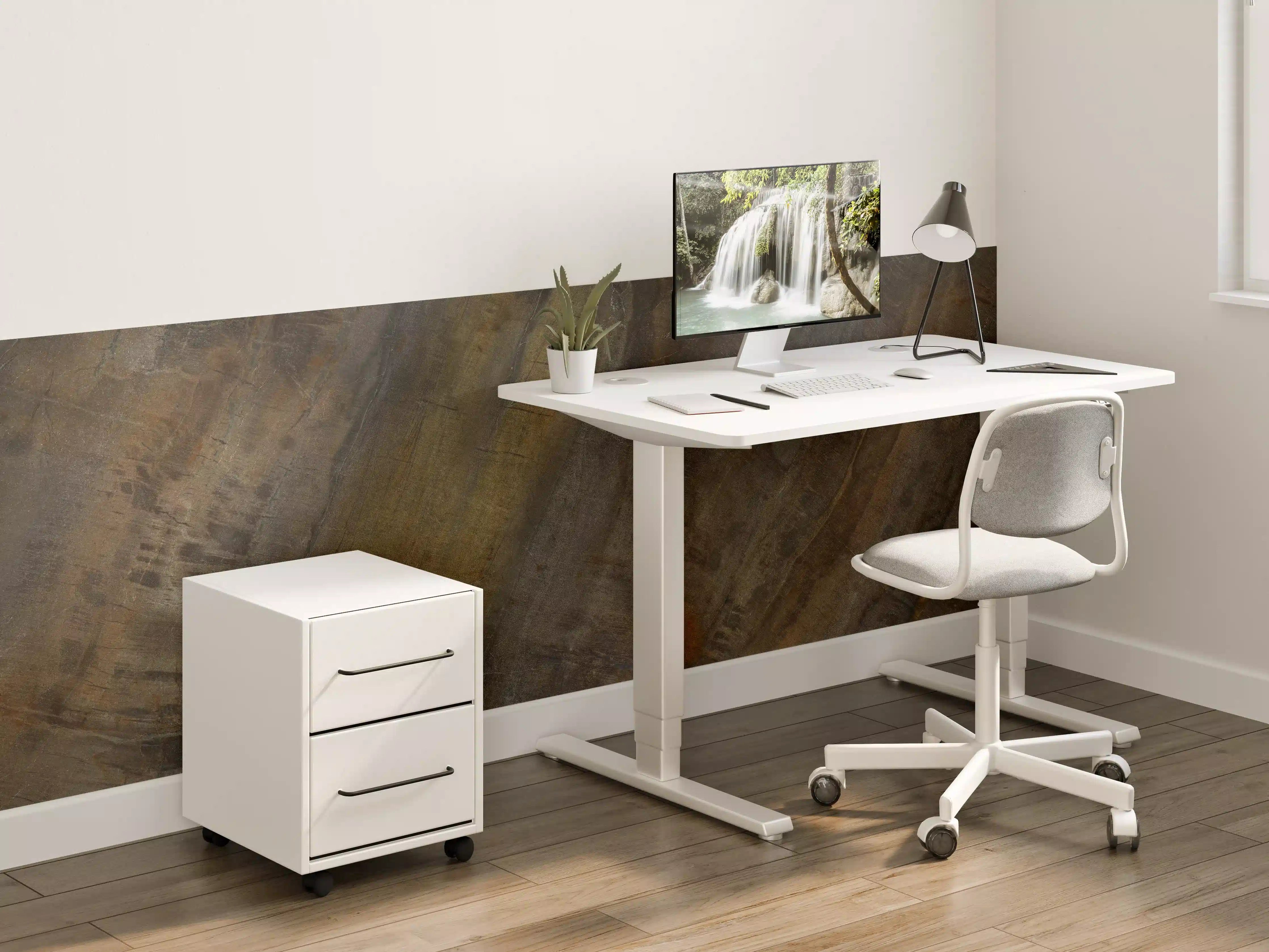 Kinderzimmer Wandgestaltung - Multicolor raue Marmortextur