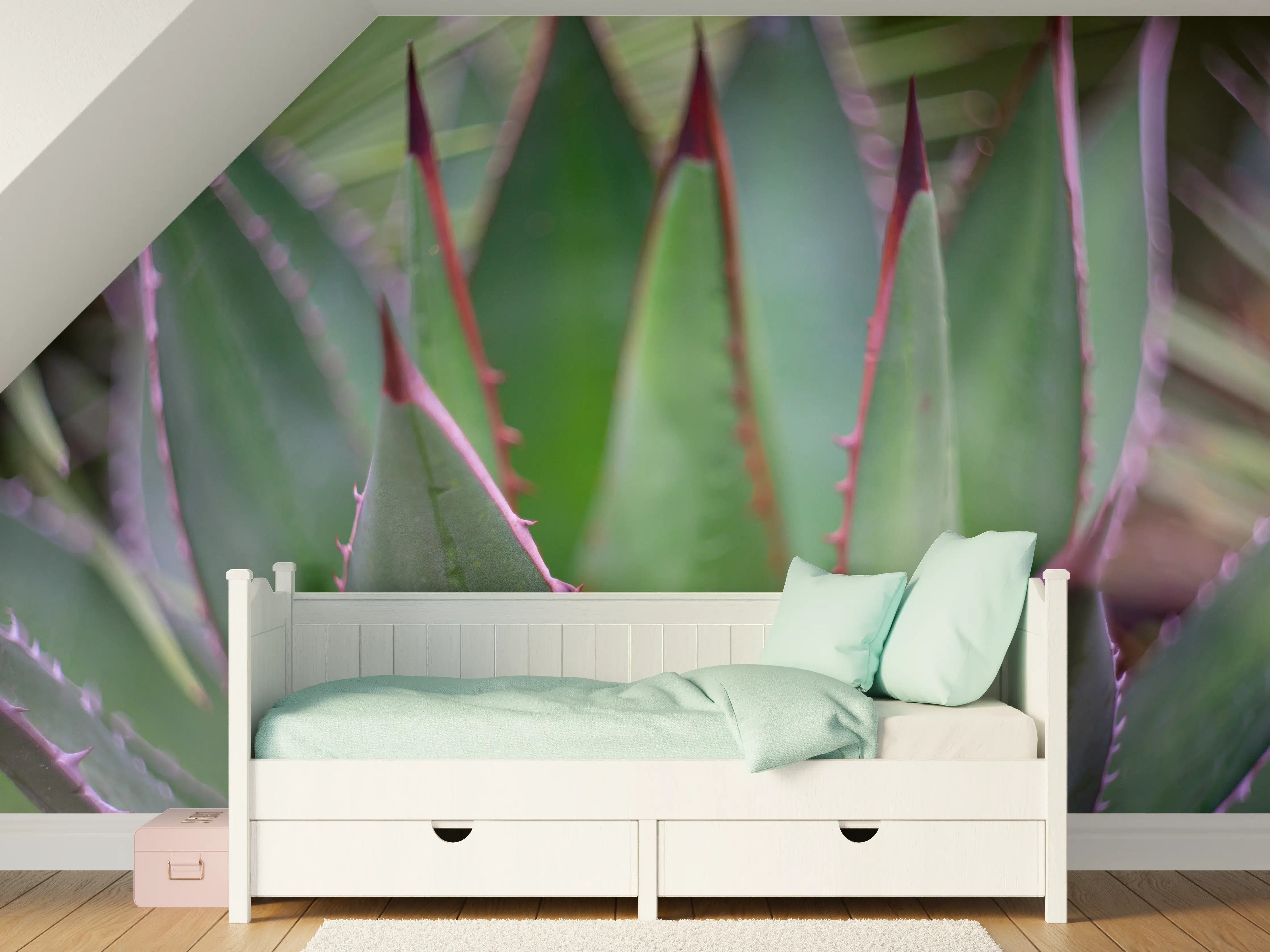 Kinderzimmer Wandgestaltung - Nahaufnahme - Agave ghiesbreghti