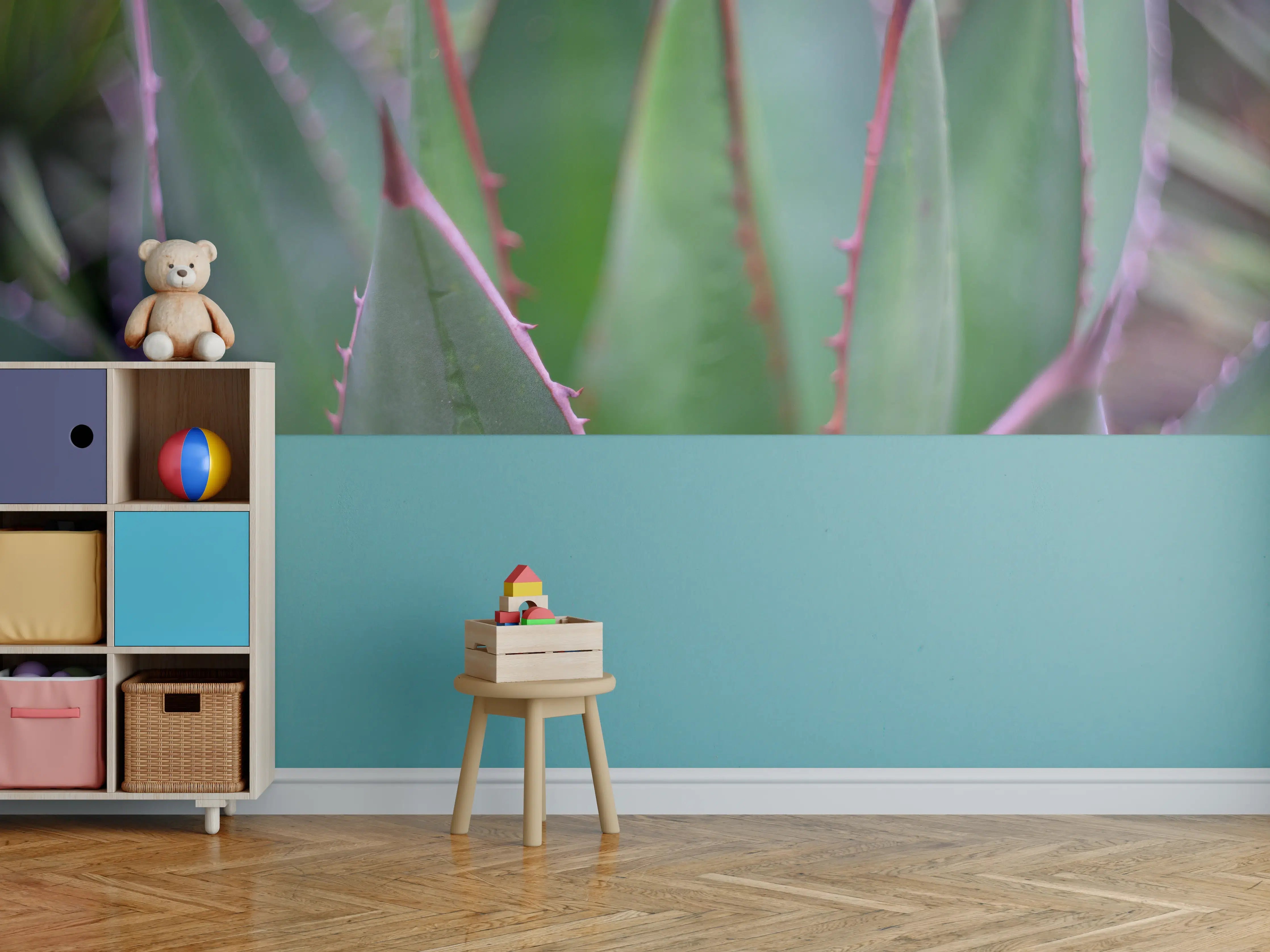 Kinderzimmer Wandgestaltung - Nahaufnahme - Agave ghiesbreghti