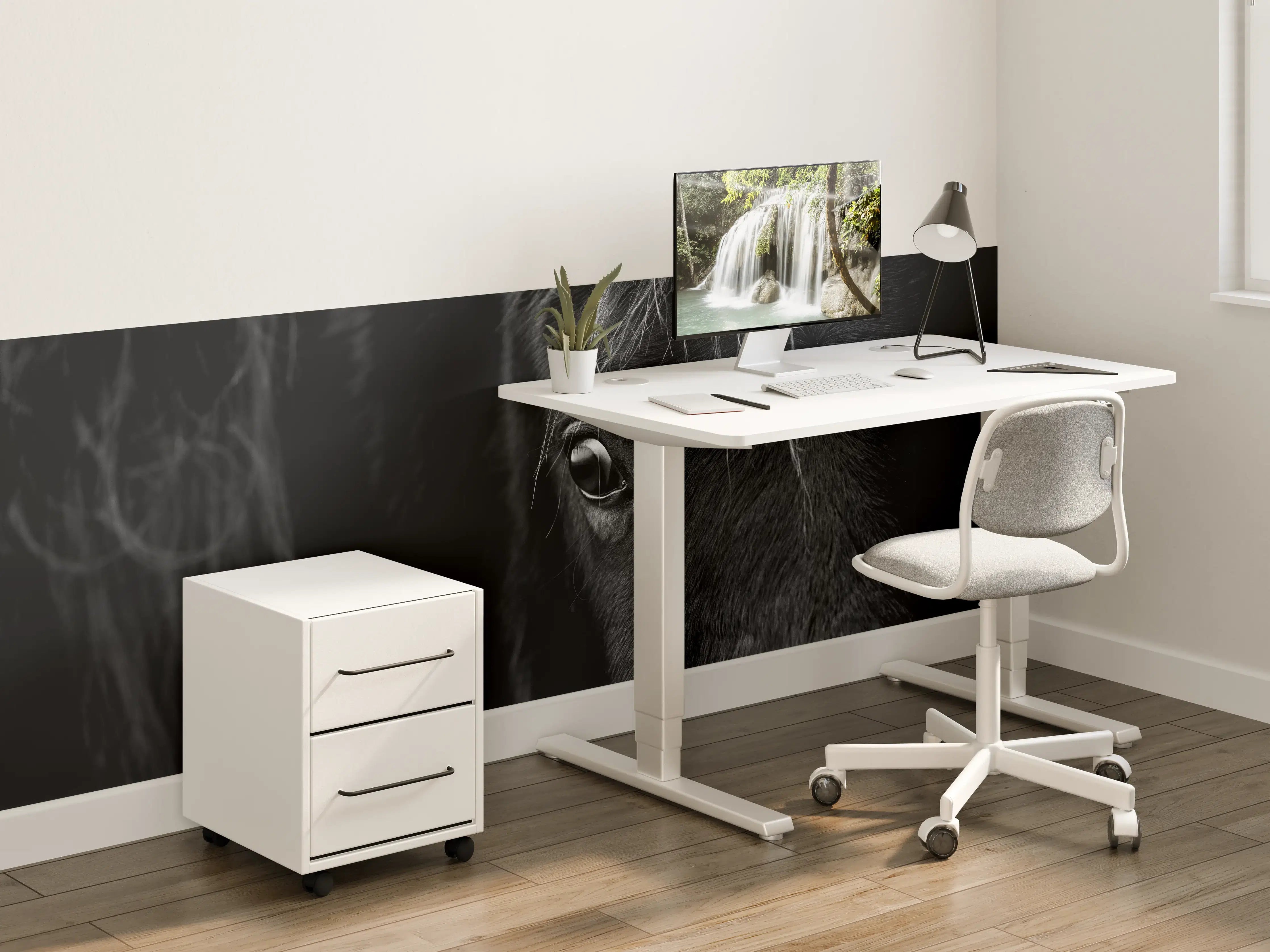 Kinderzimmer Wandgestaltung - Nahaufnahme - Pferdekopf