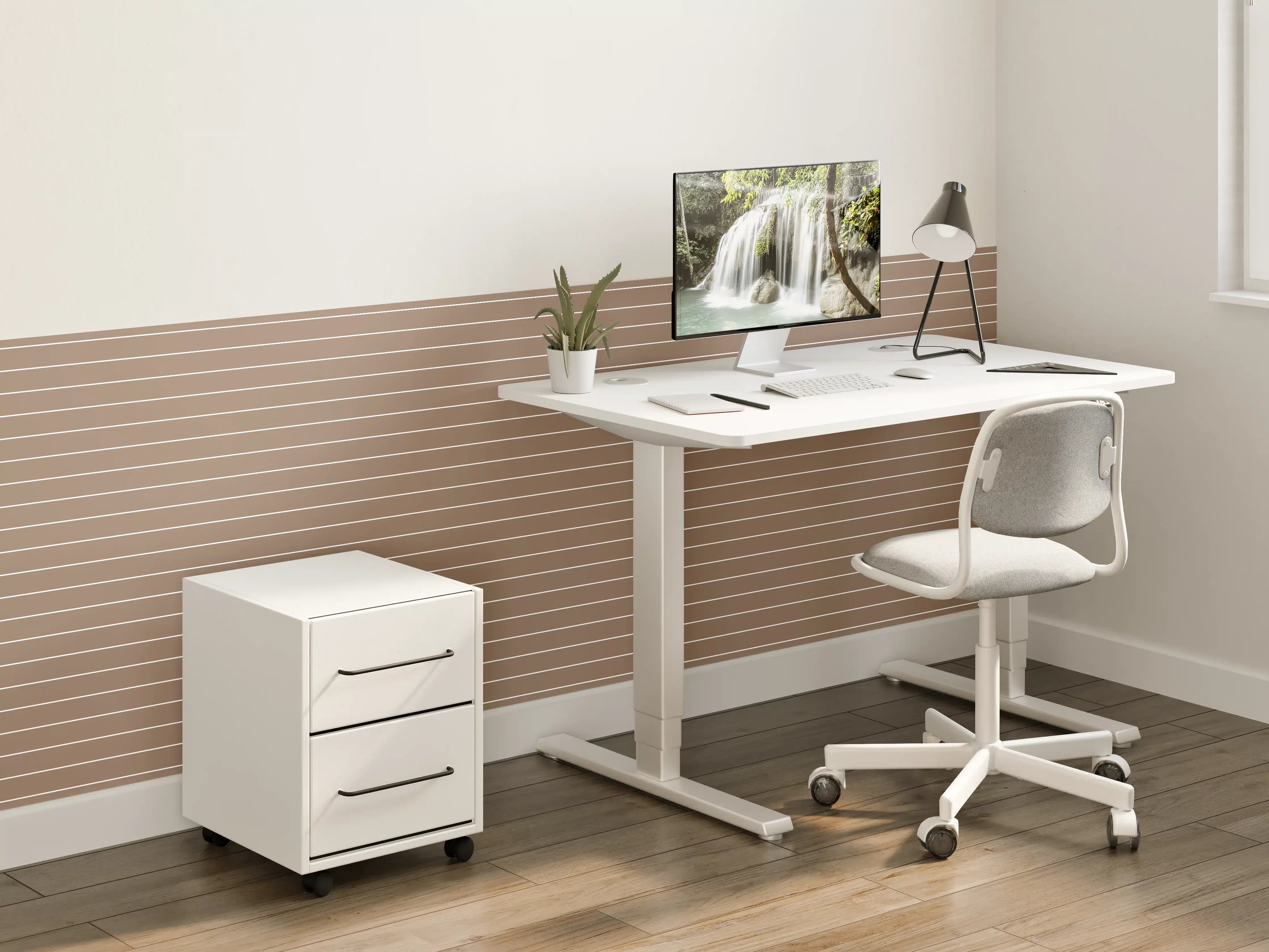 Kinderzimmer Wandgestaltung - Neutrale Linien für modernes Ambiente