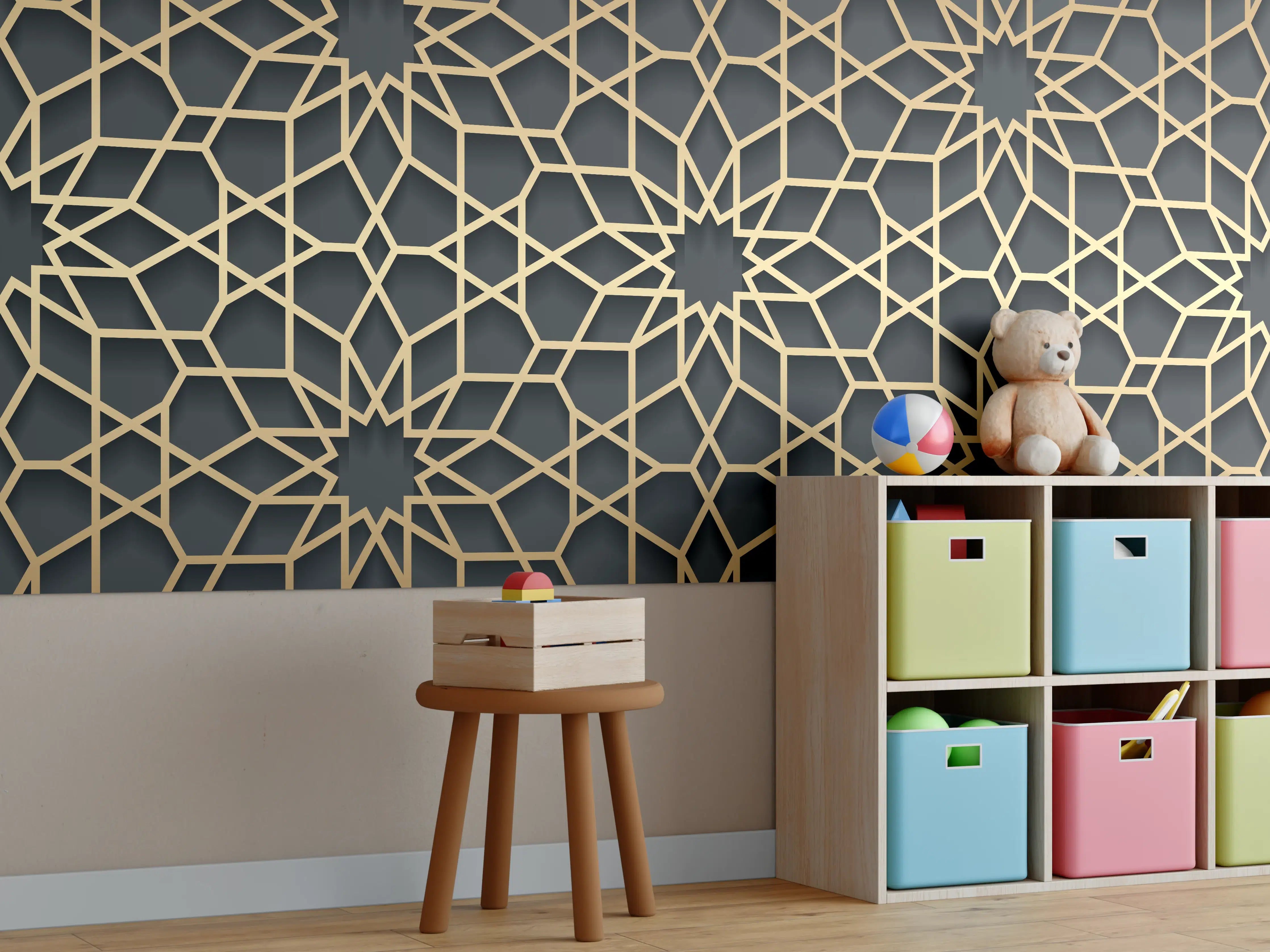 Kinderzimmer Wandgestaltung - Orientalische Muster