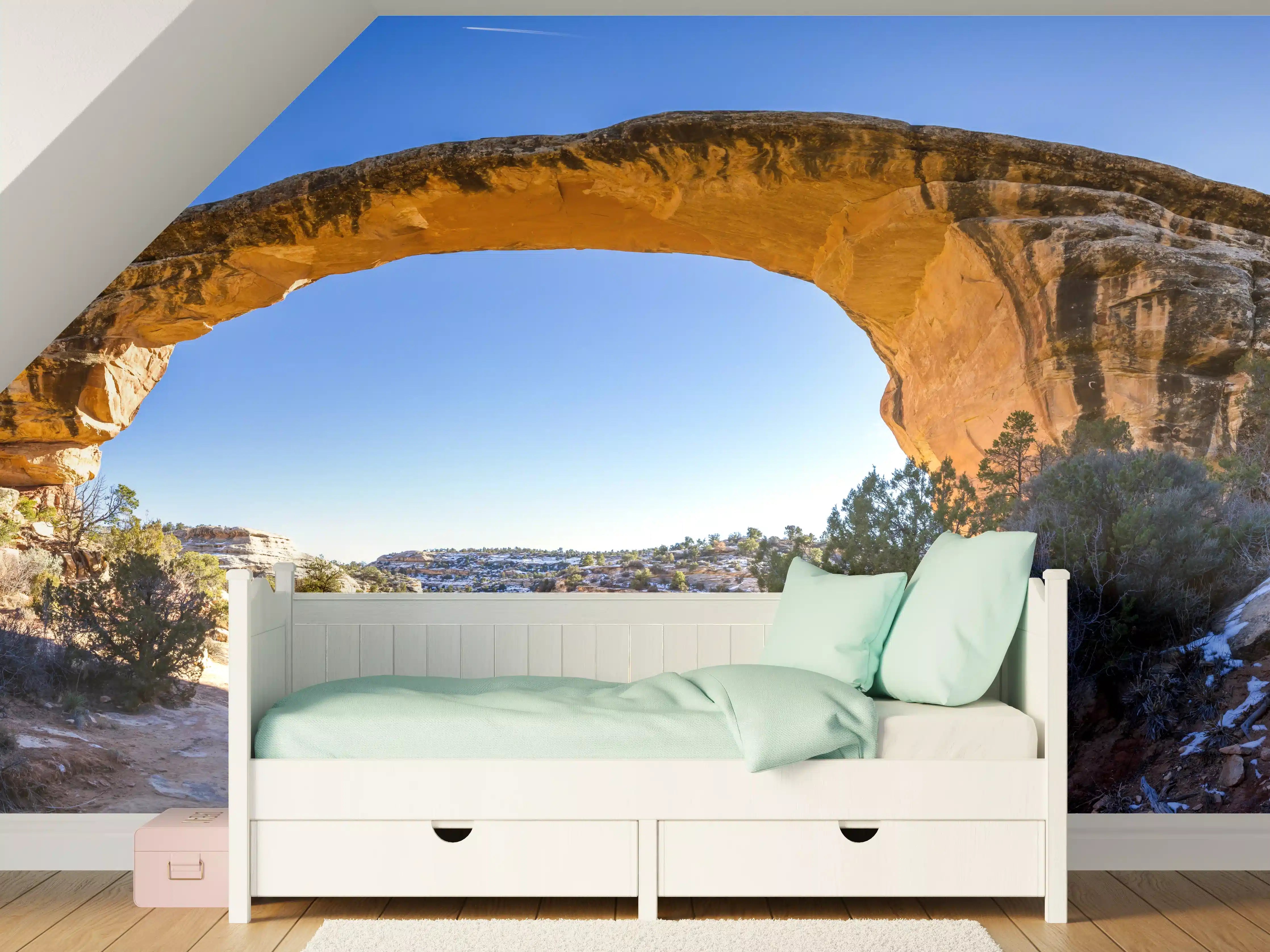 Kinderzimmer Wandgestaltung - Owachomo Naturbrücke Panorama