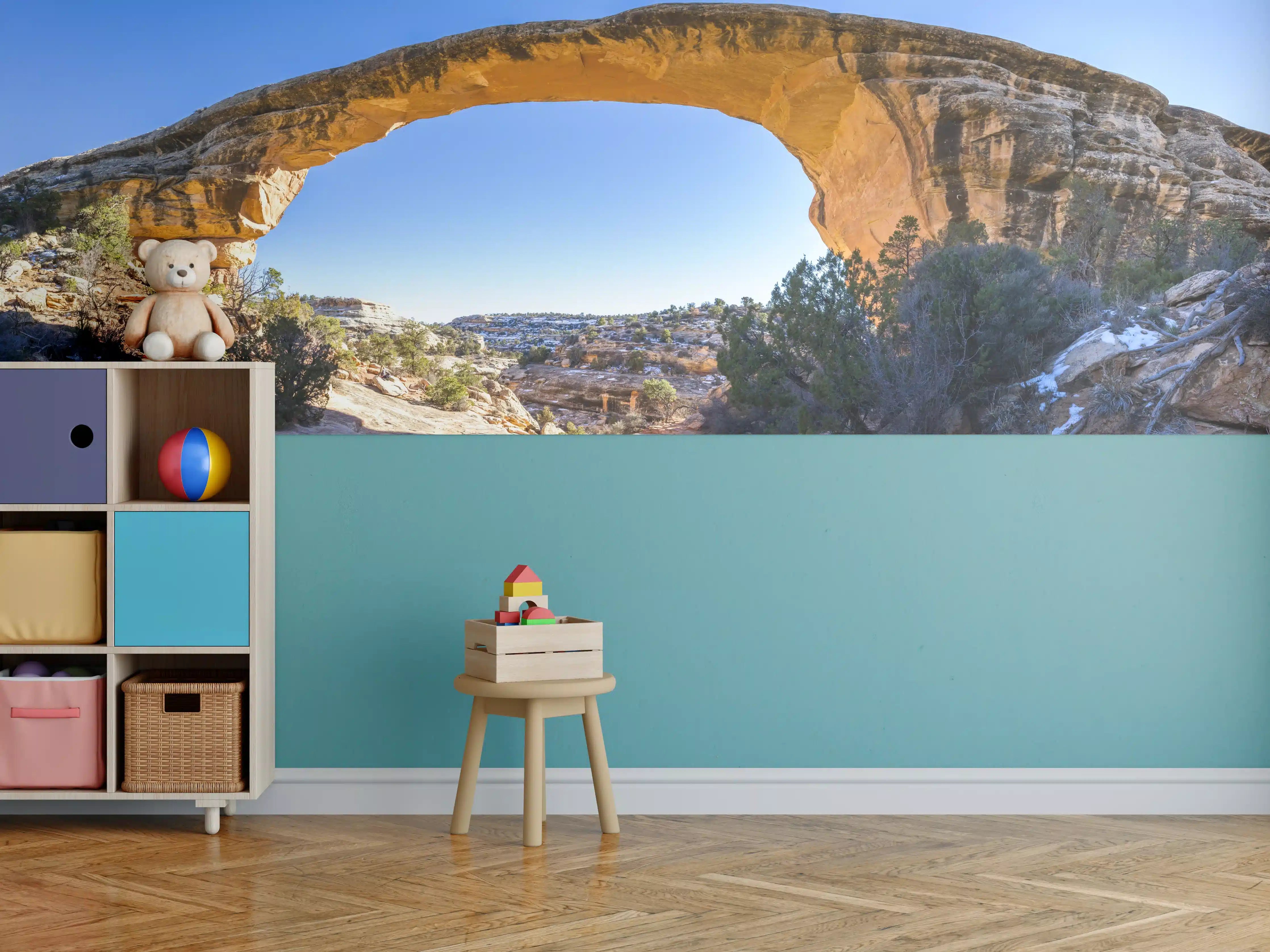 Kinderzimmer Wandgestaltung - Owachomo Naturbrücke Panorama