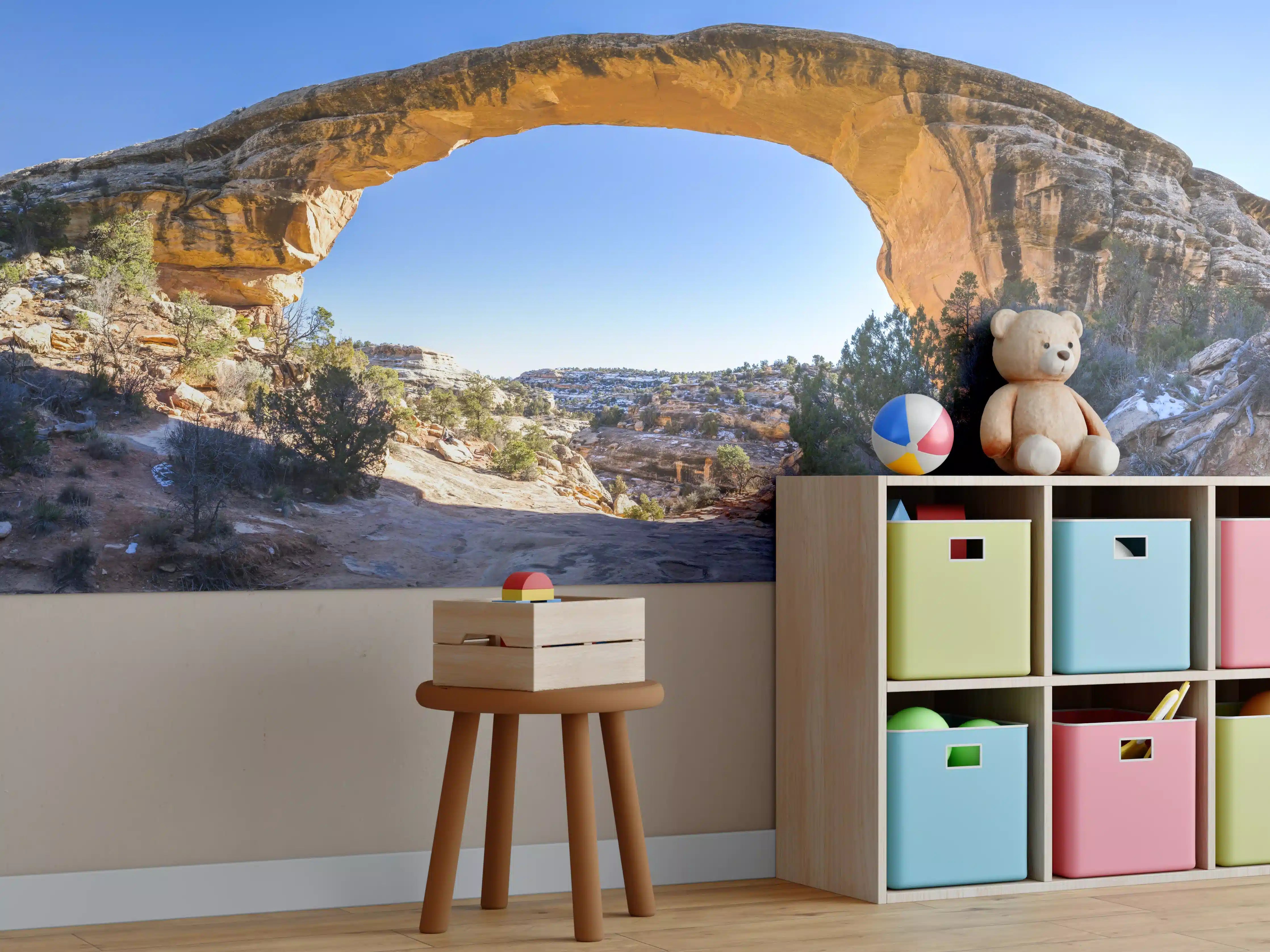 Kinderzimmer Wandgestaltung - Owachomo Naturbrücke Panorama