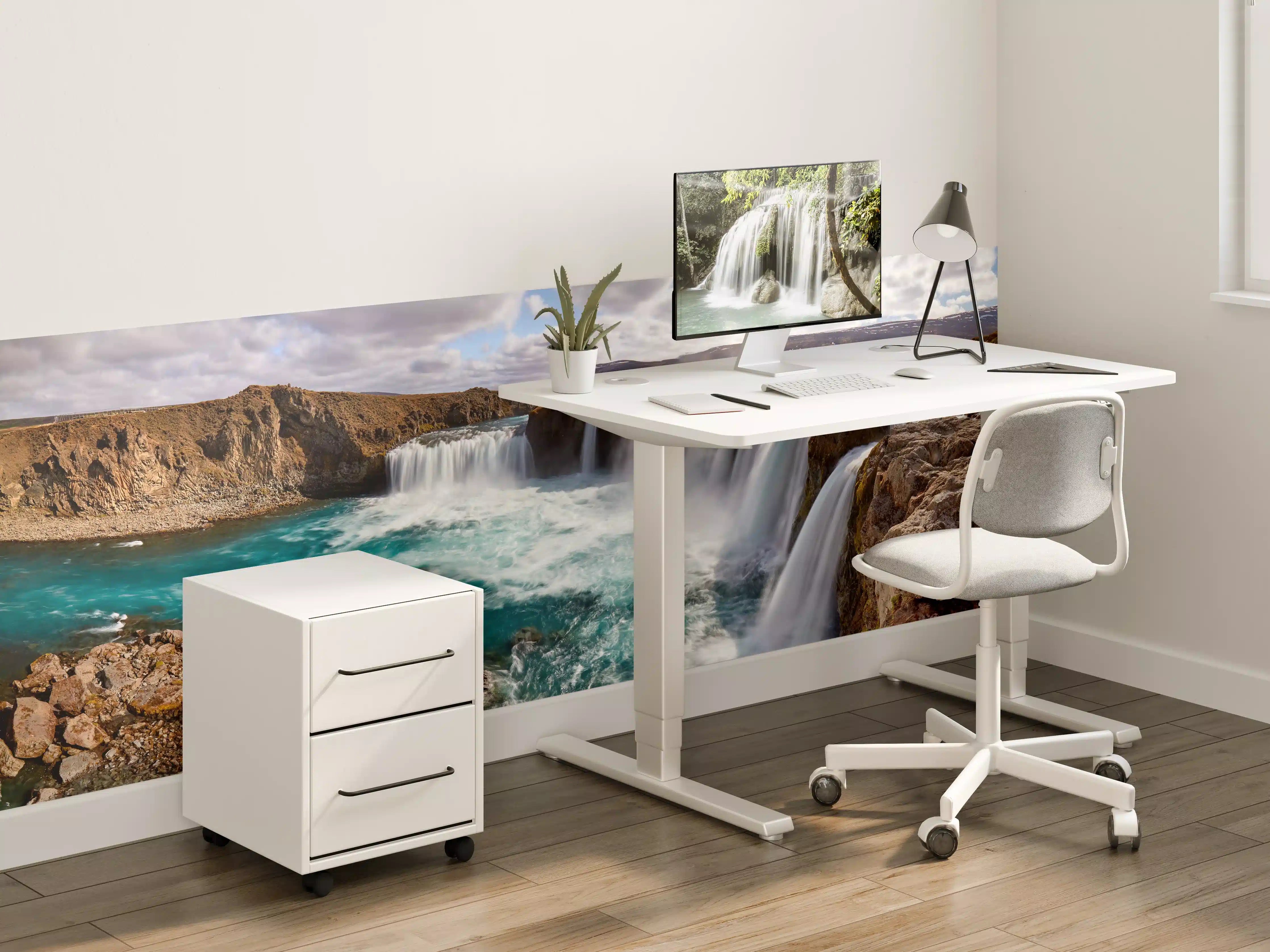 Kinderzimmer Wandgestaltung - Panorama des Goldenen Rings von Island