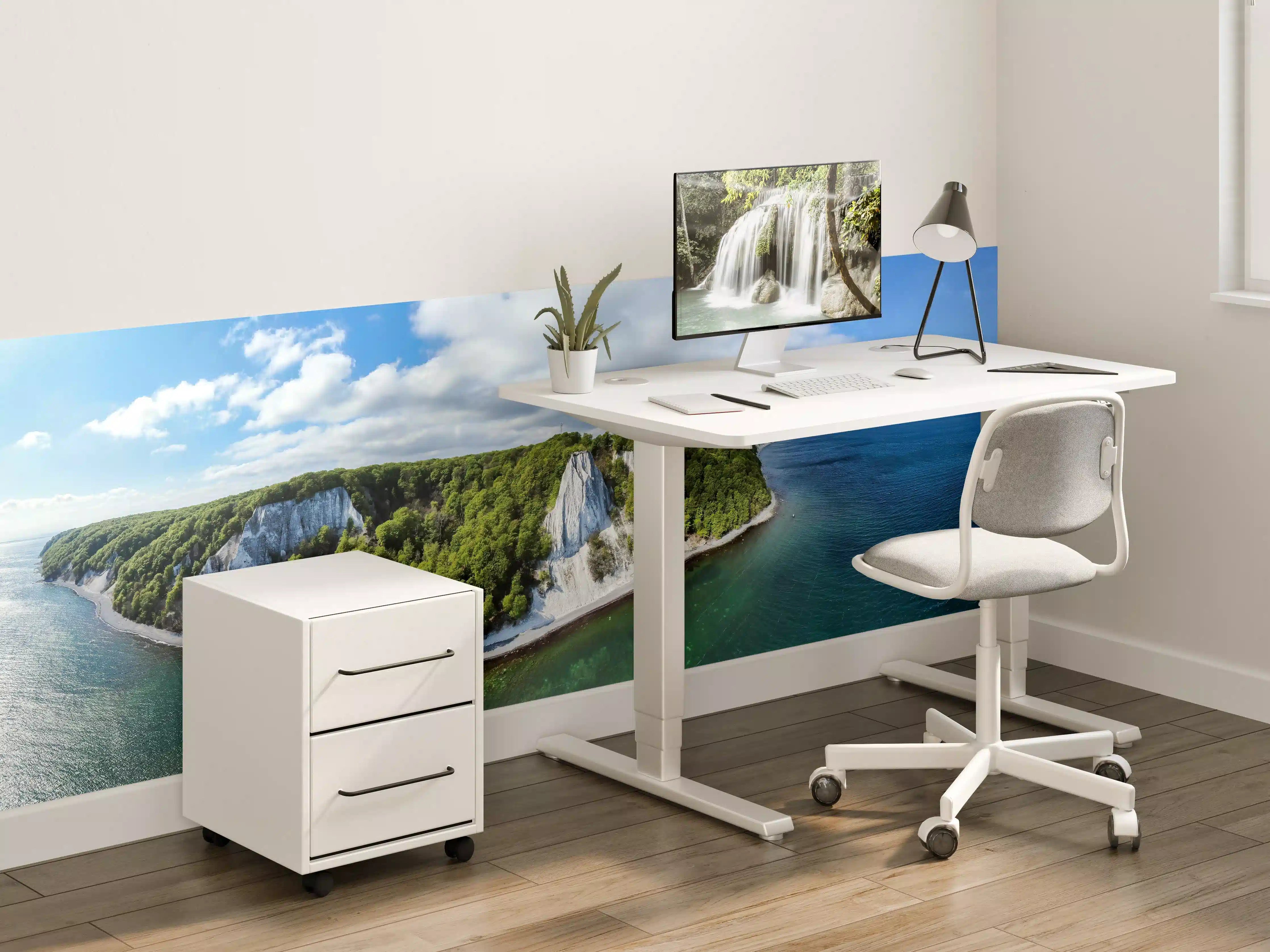 Kinderzimmer Wandgestaltung - Panoramablick auf den Königsstuhl - Rügen