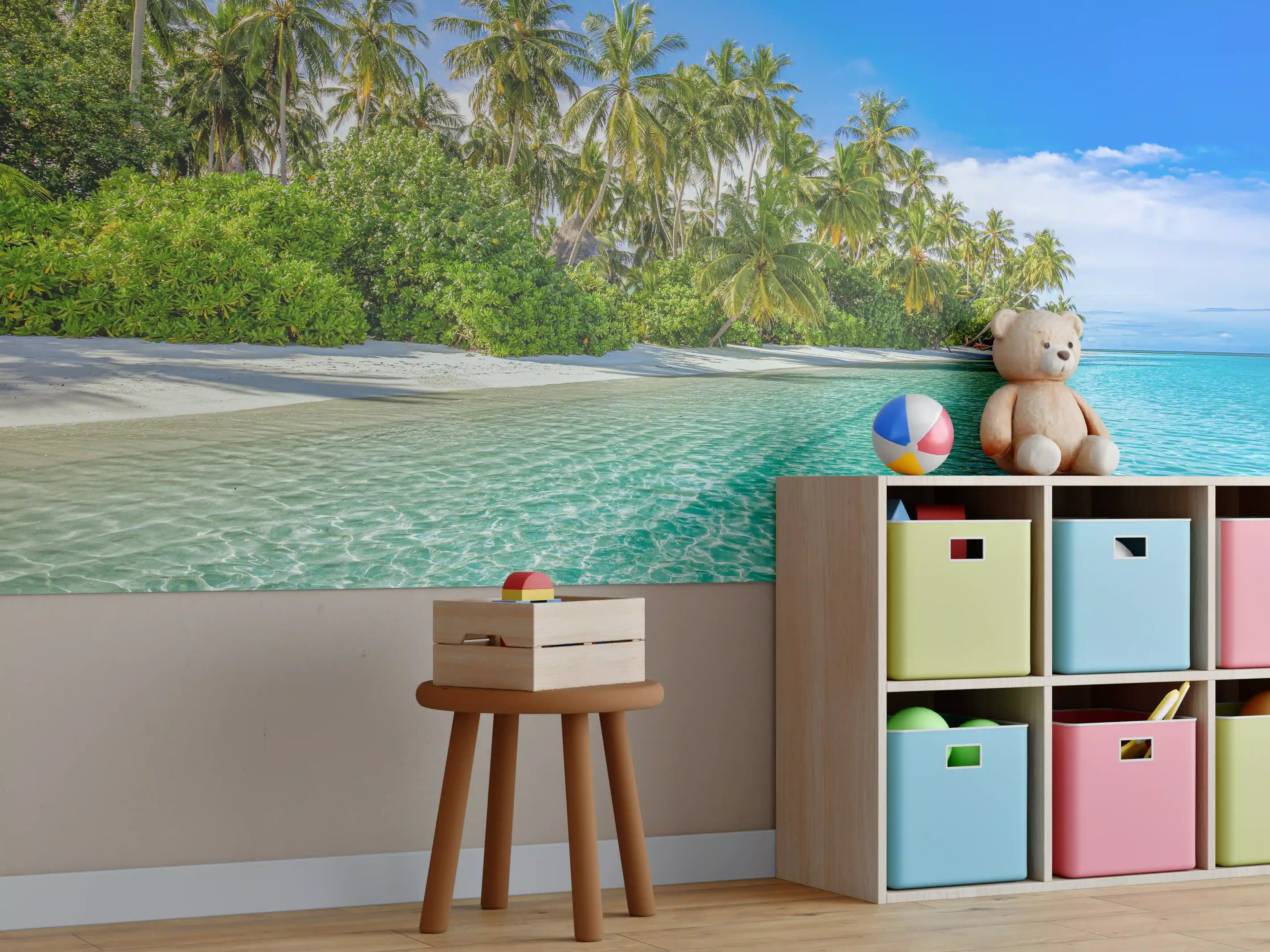 Kinderzimmer Wandgestaltung - Paradiesische Insel