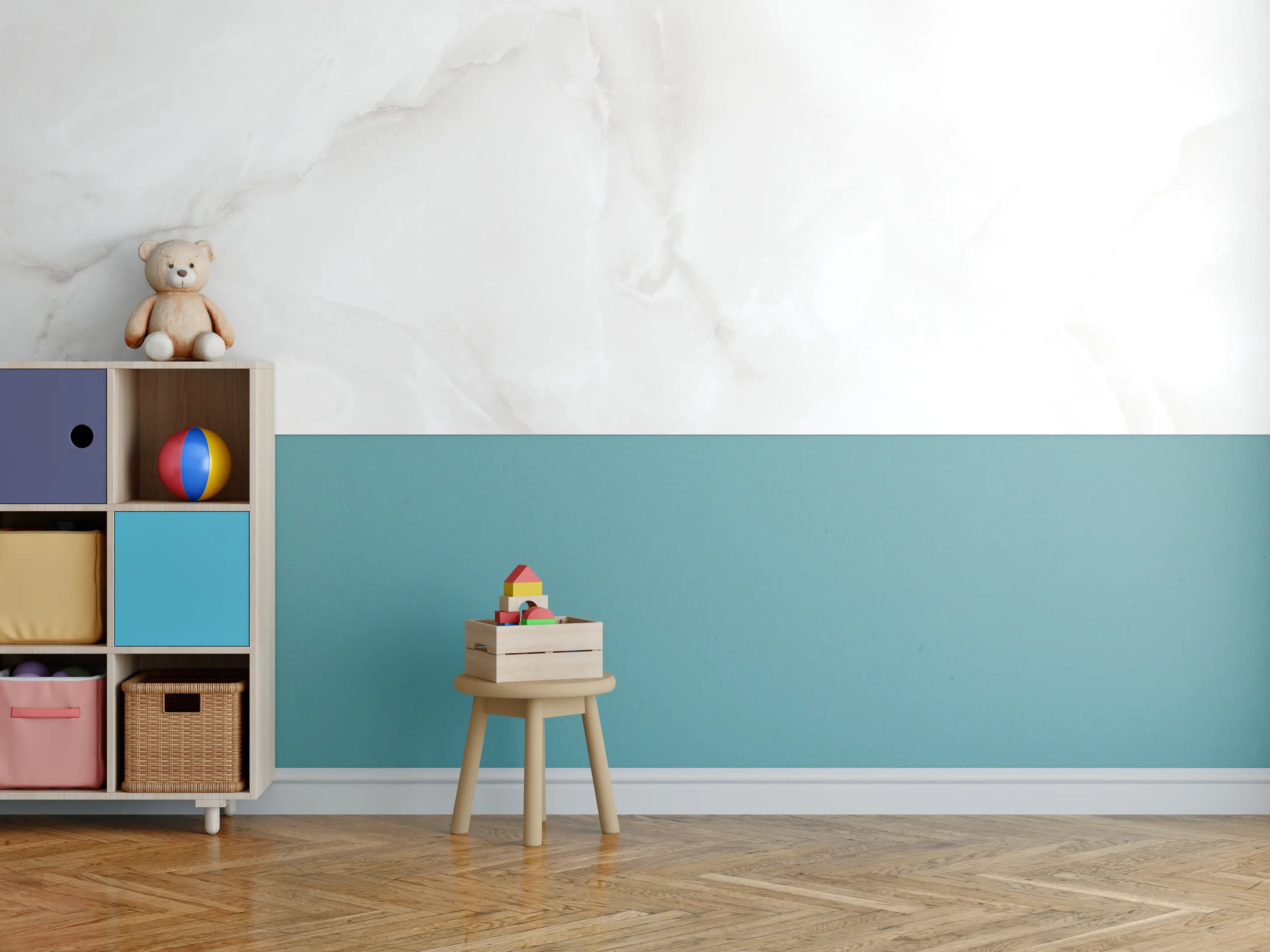 Kinderzimmer Wandgestaltung - Polierter Onyxmarmor