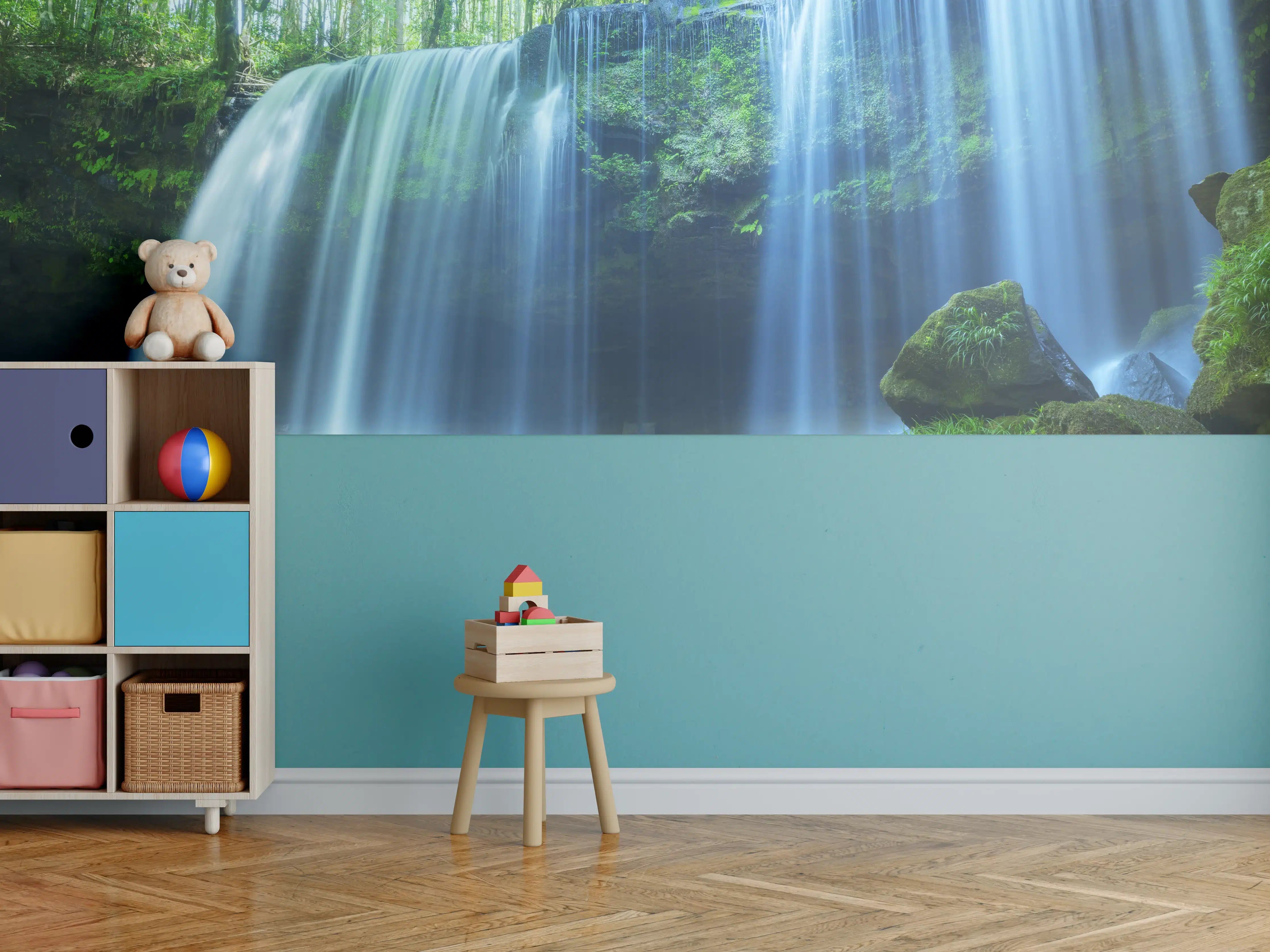 Kinderzimmer Wandgestaltung - Prächtiger Nabigataki-Wasserfall
