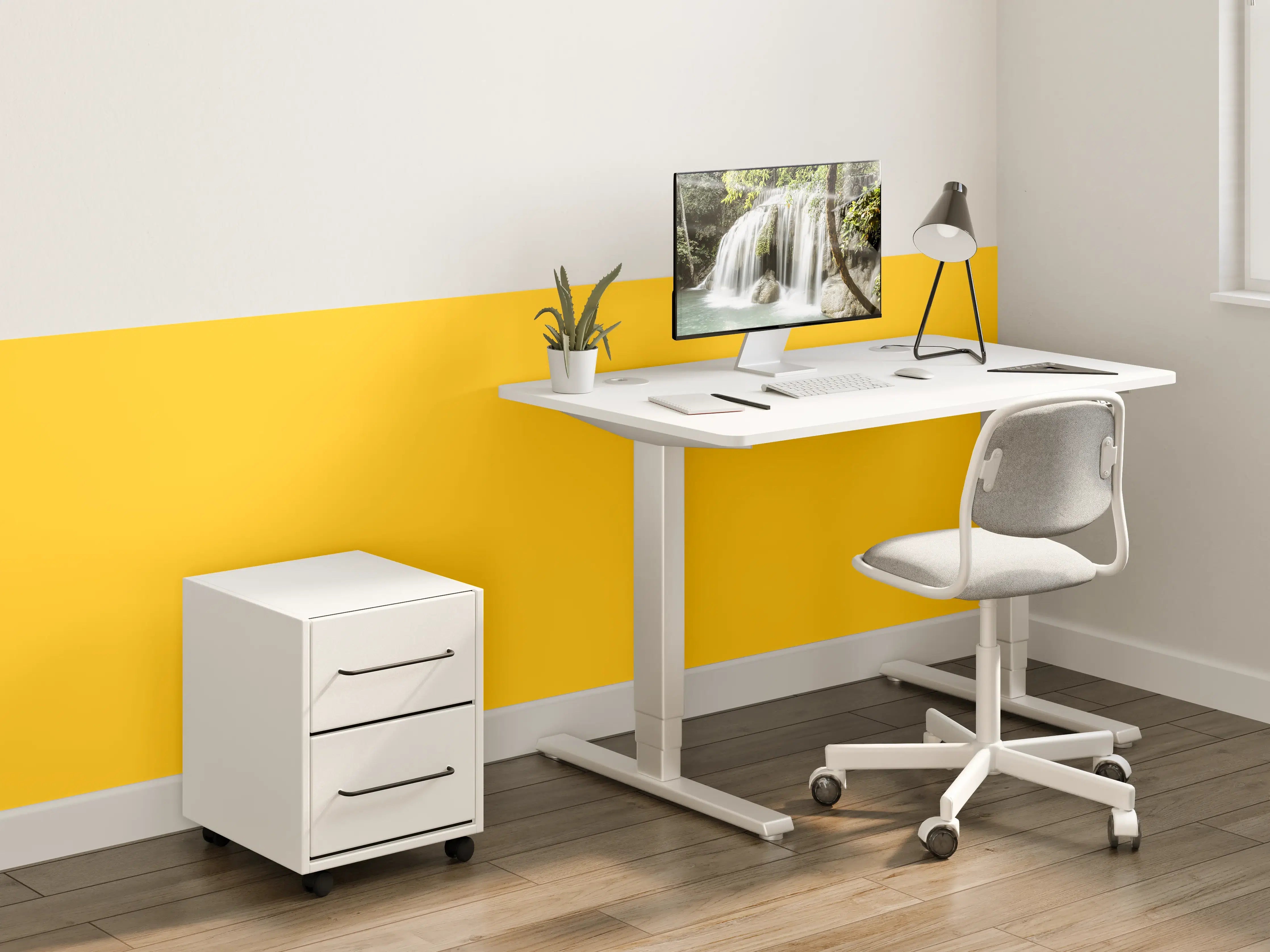 Kinderzimmer Wandgestaltung - RAL 1003 (Signalgelb)