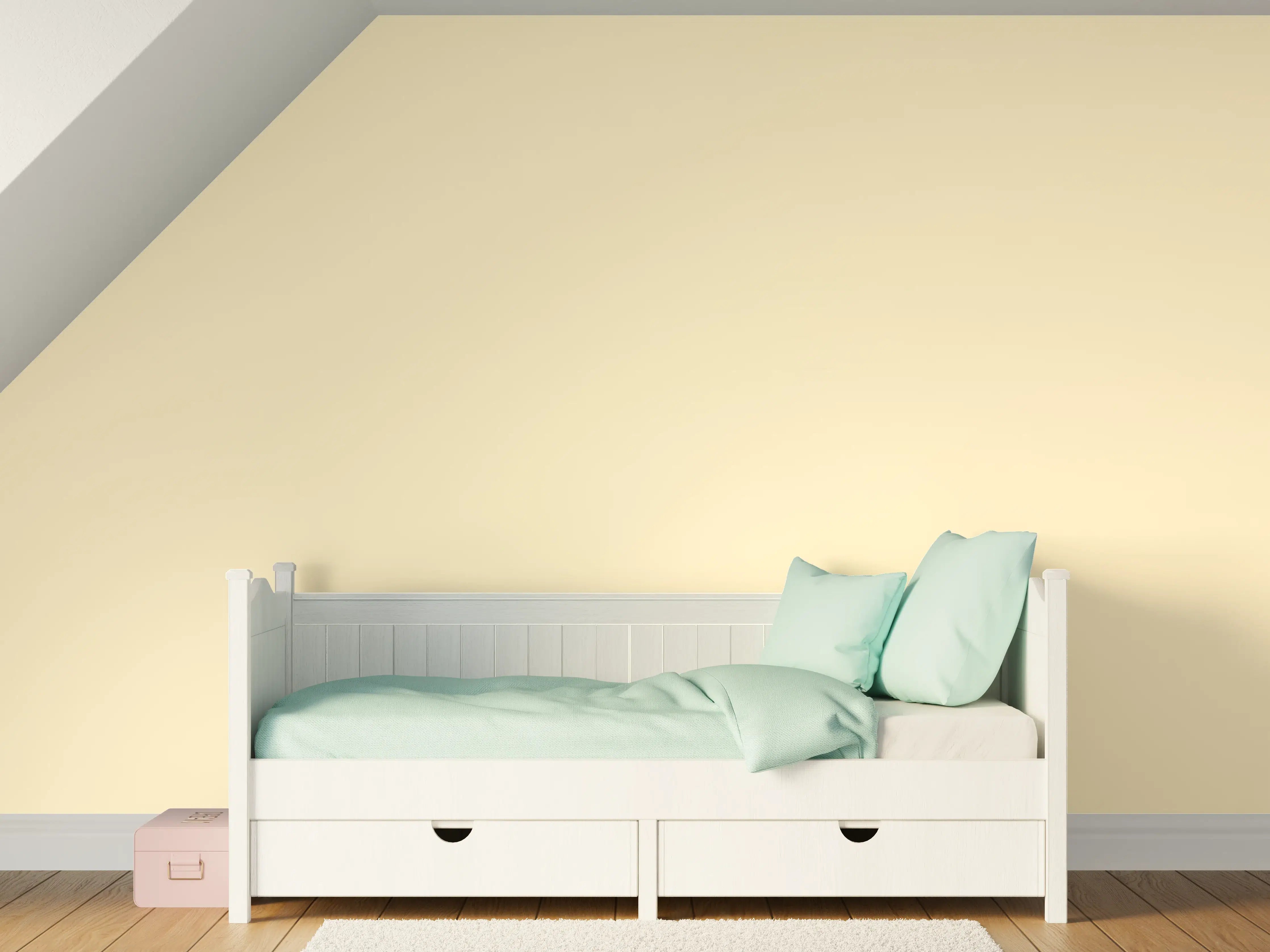 Kinderzimmer Wandgestaltung - RAL 1015 (Hellelfenbein)