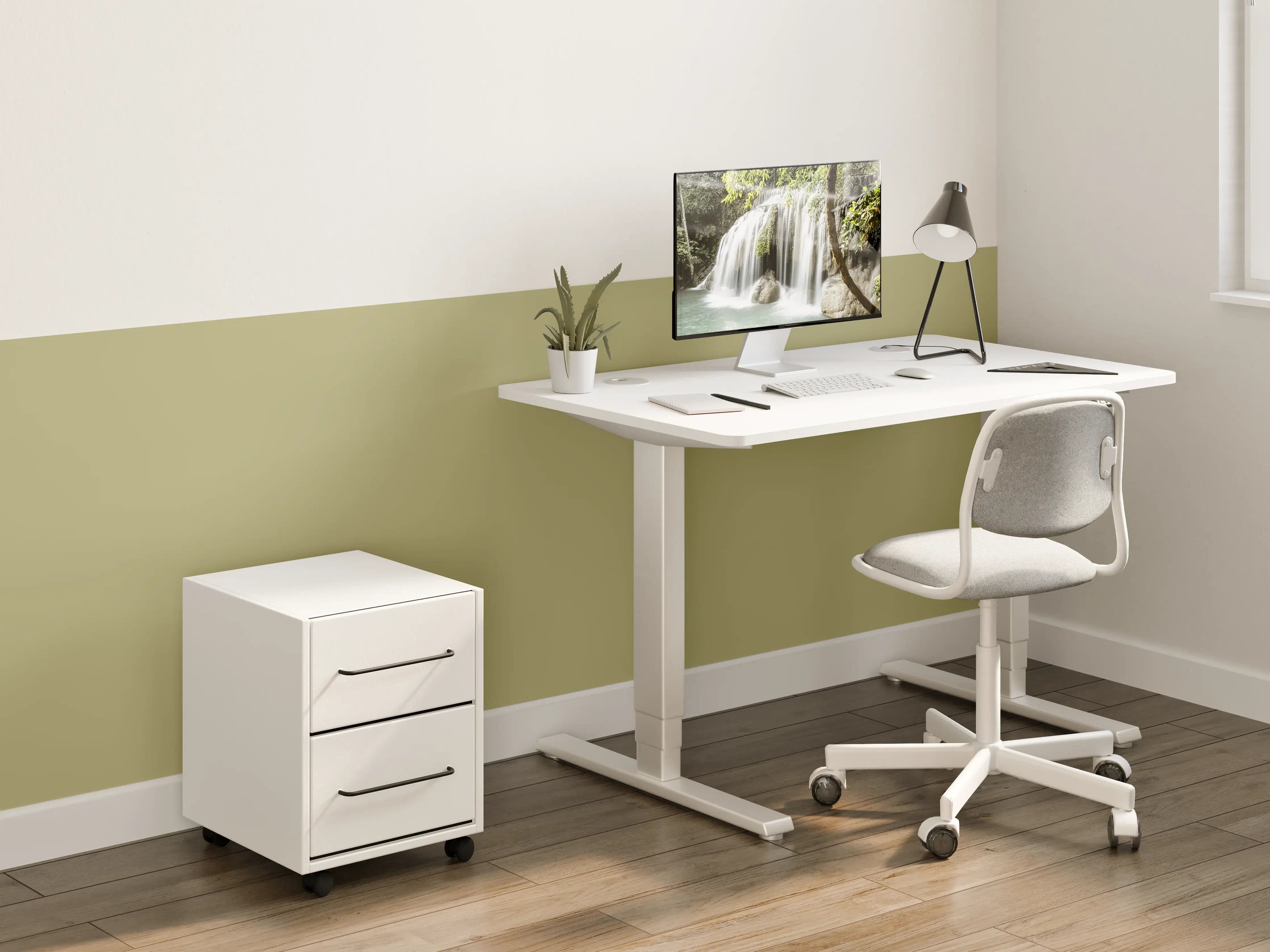 Kinderzimmer Wandgestaltung - RAL 1020 (olivgelb)