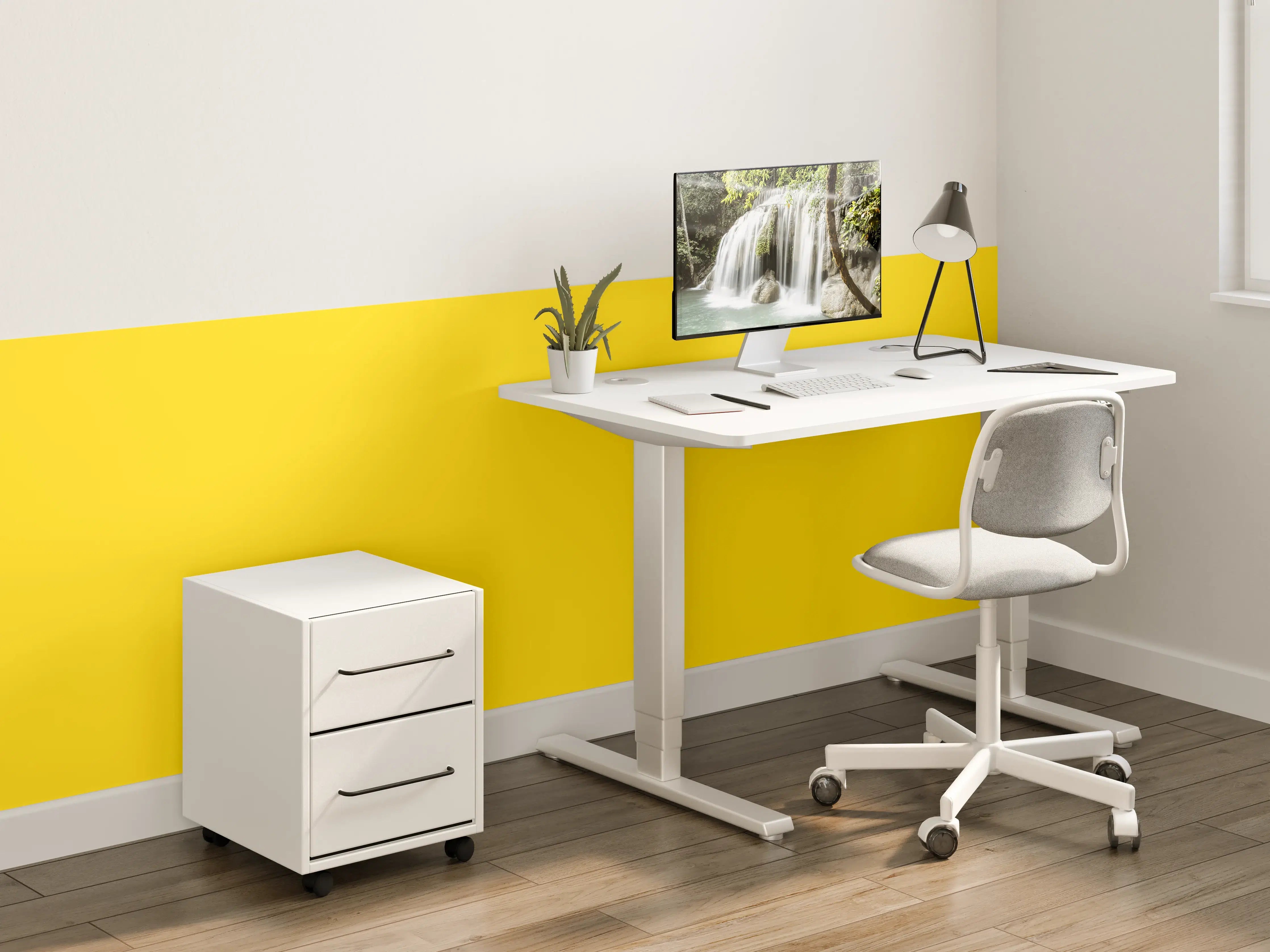 Kinderzimmer Wandgestaltung - RAL 1021 (Rapsgelb)