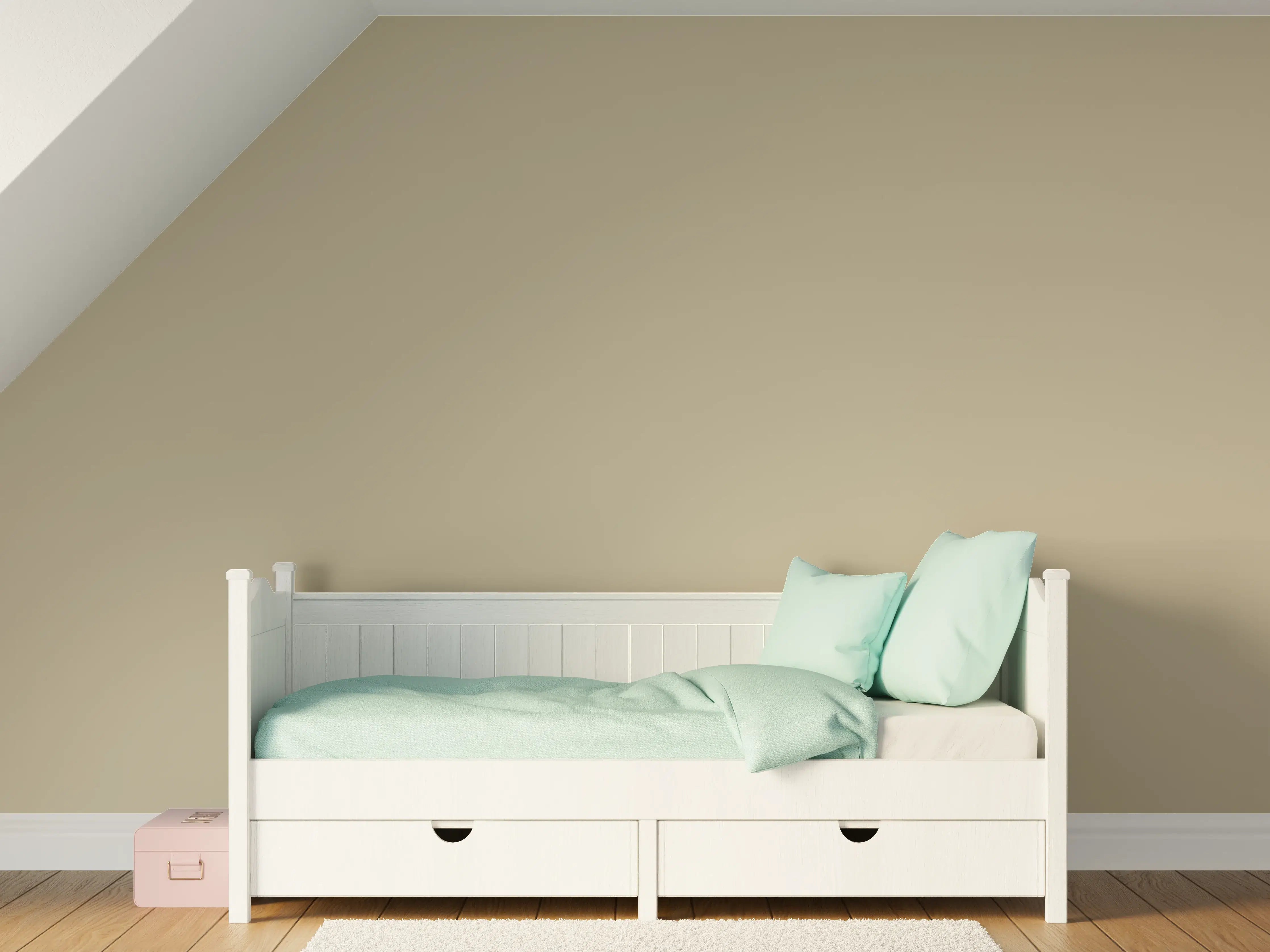 Kinderzimmer Wandgestaltung - RAL 1035 (Perlbeige)