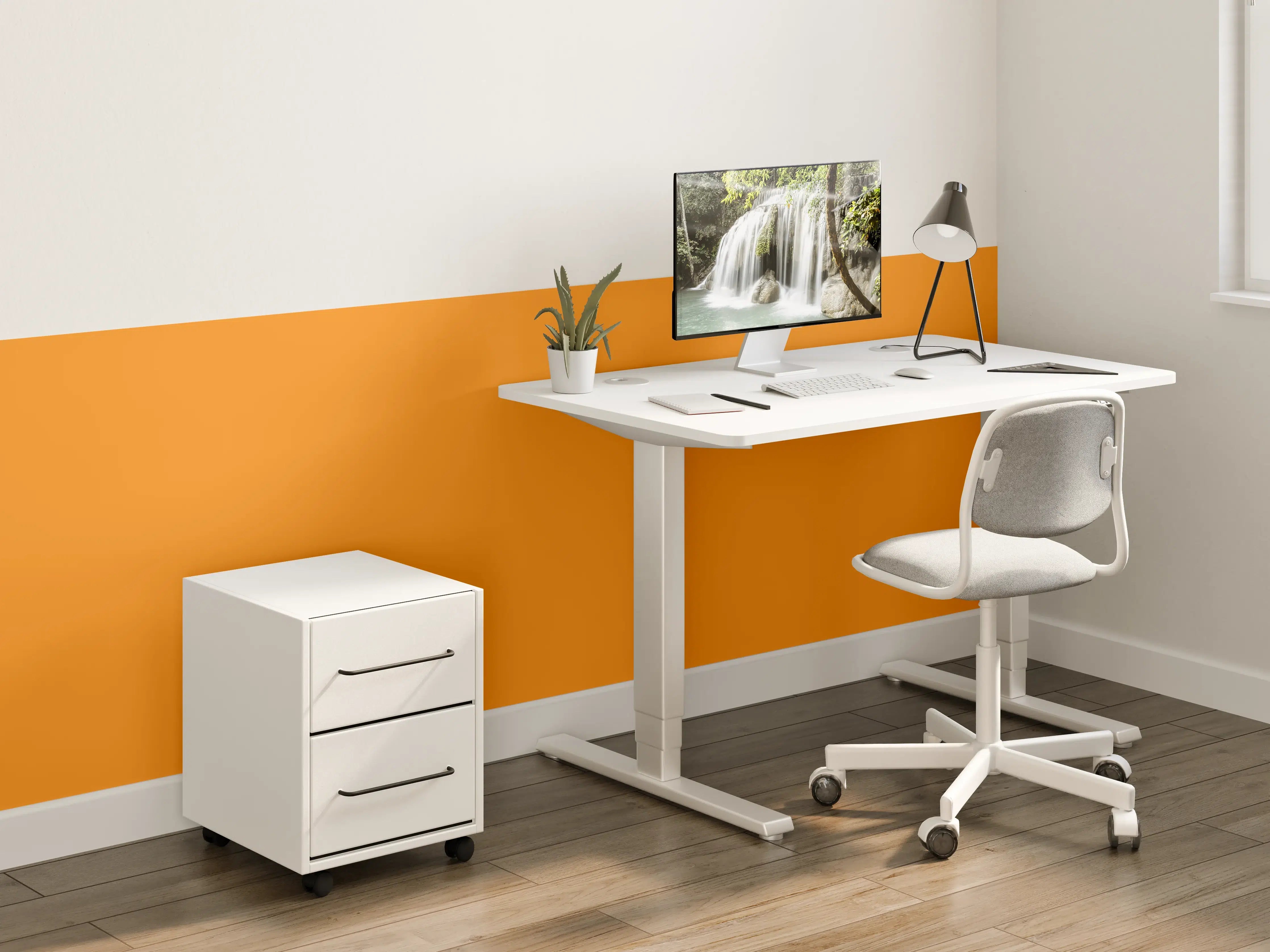 Kinderzimmer Wandgestaltung - RAL 2000 (Gelborange)