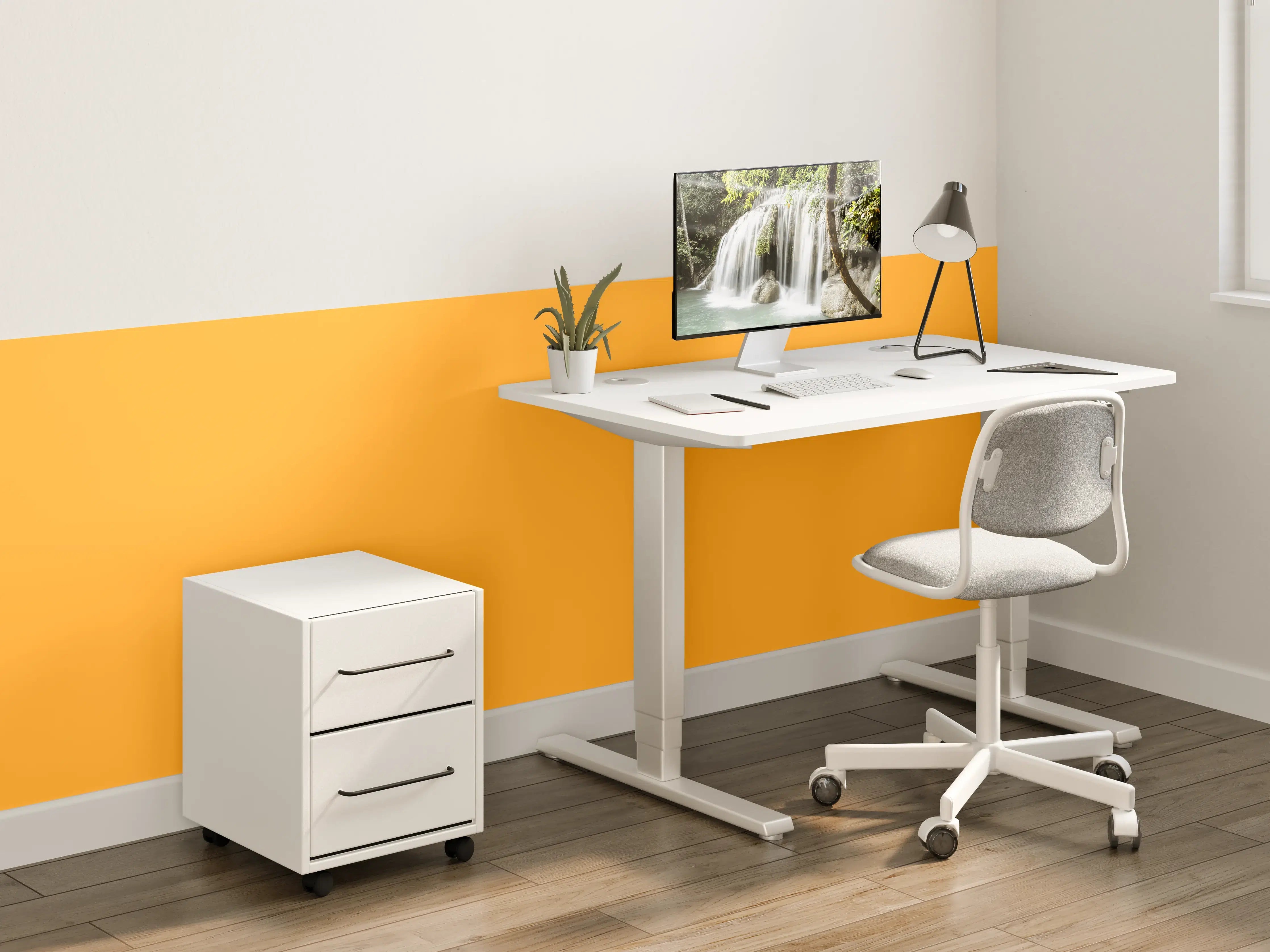 Kinderzimmer Wandgestaltung - RAL 2007 (Leuchtendes Hellorange)