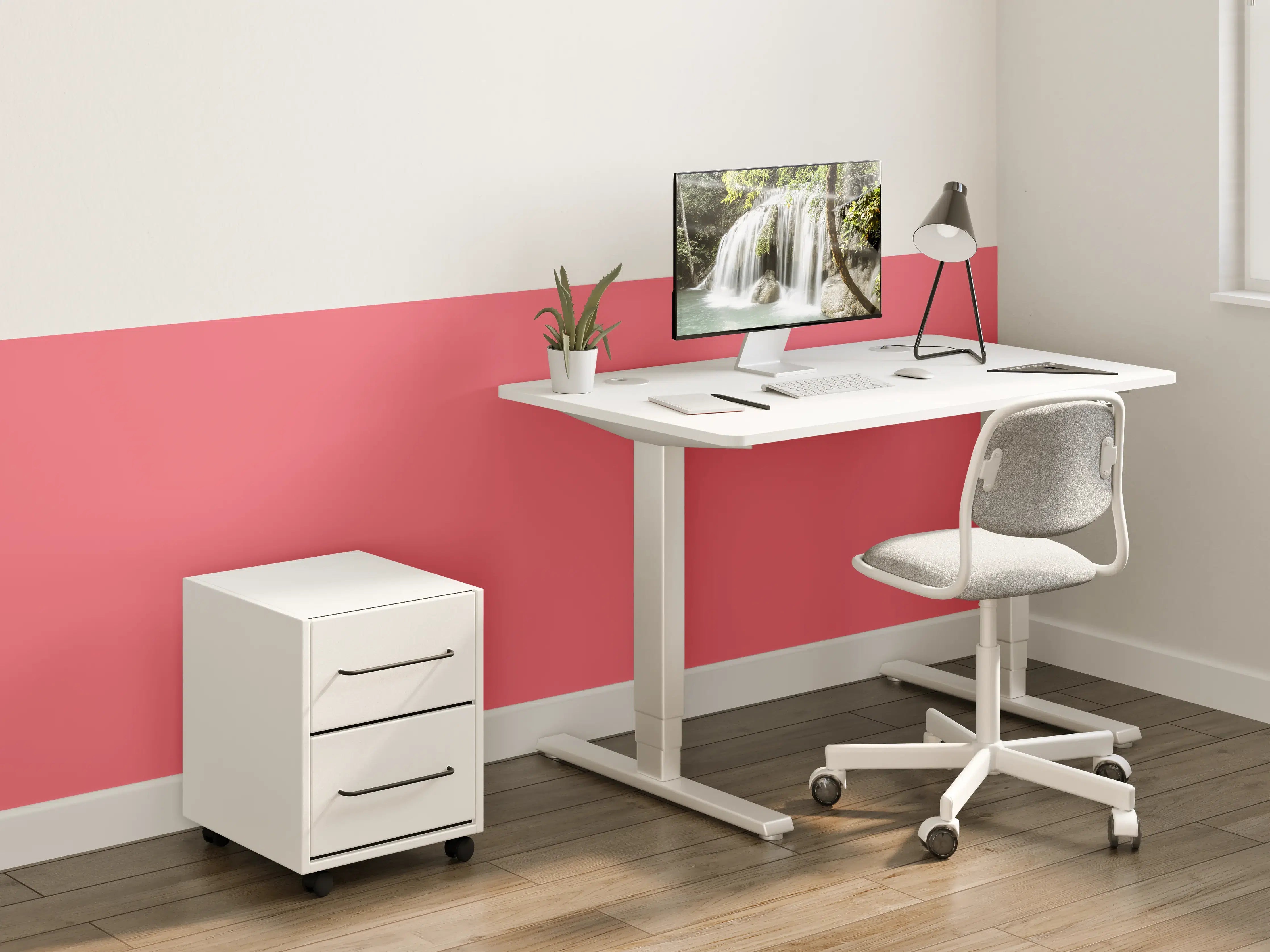 Kinderzimmer Wandgestaltung - RAL 3017 (Rosa)