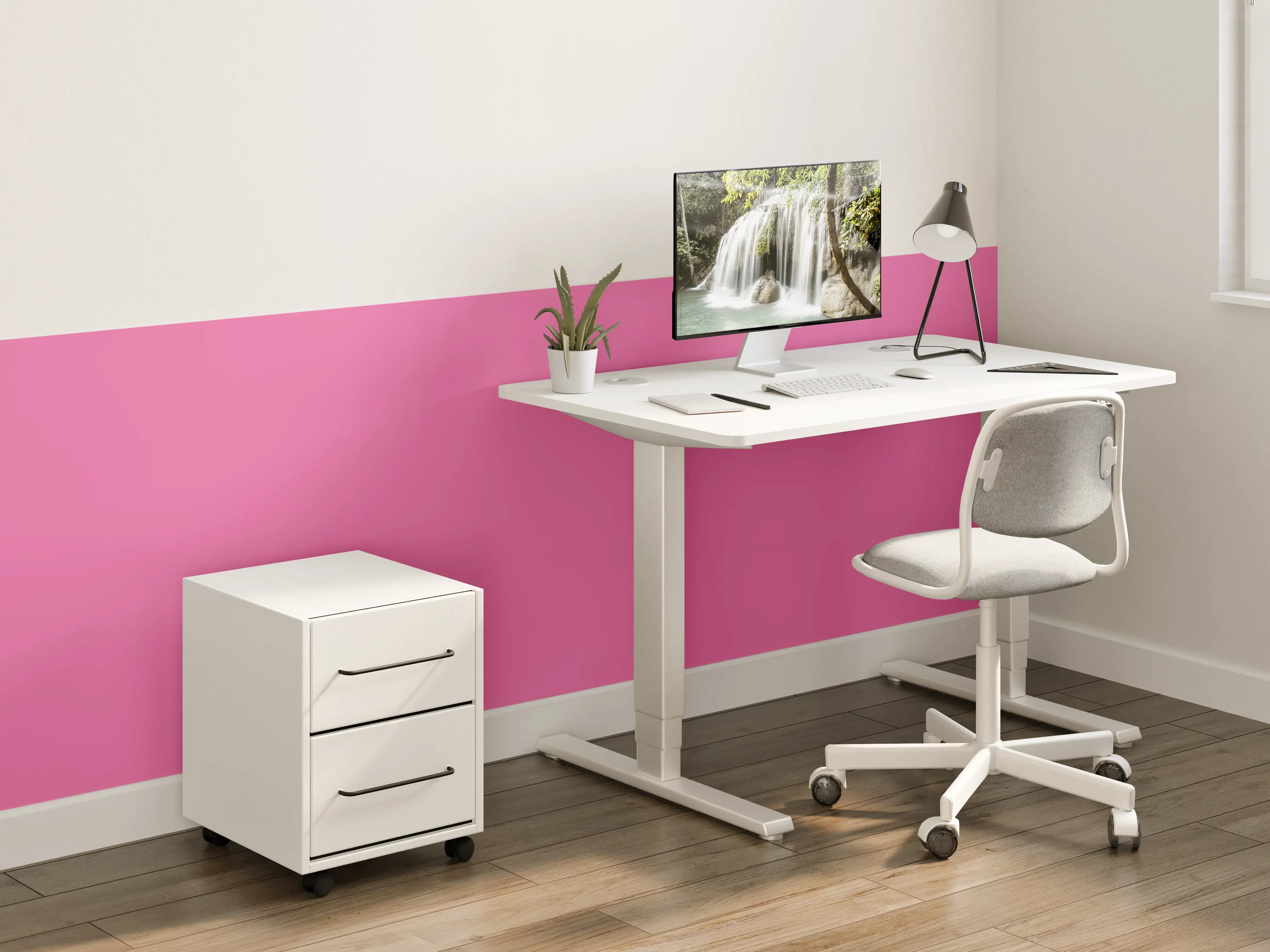 Kinderzimmer Wandgestaltung - RAL 4003 (Violett