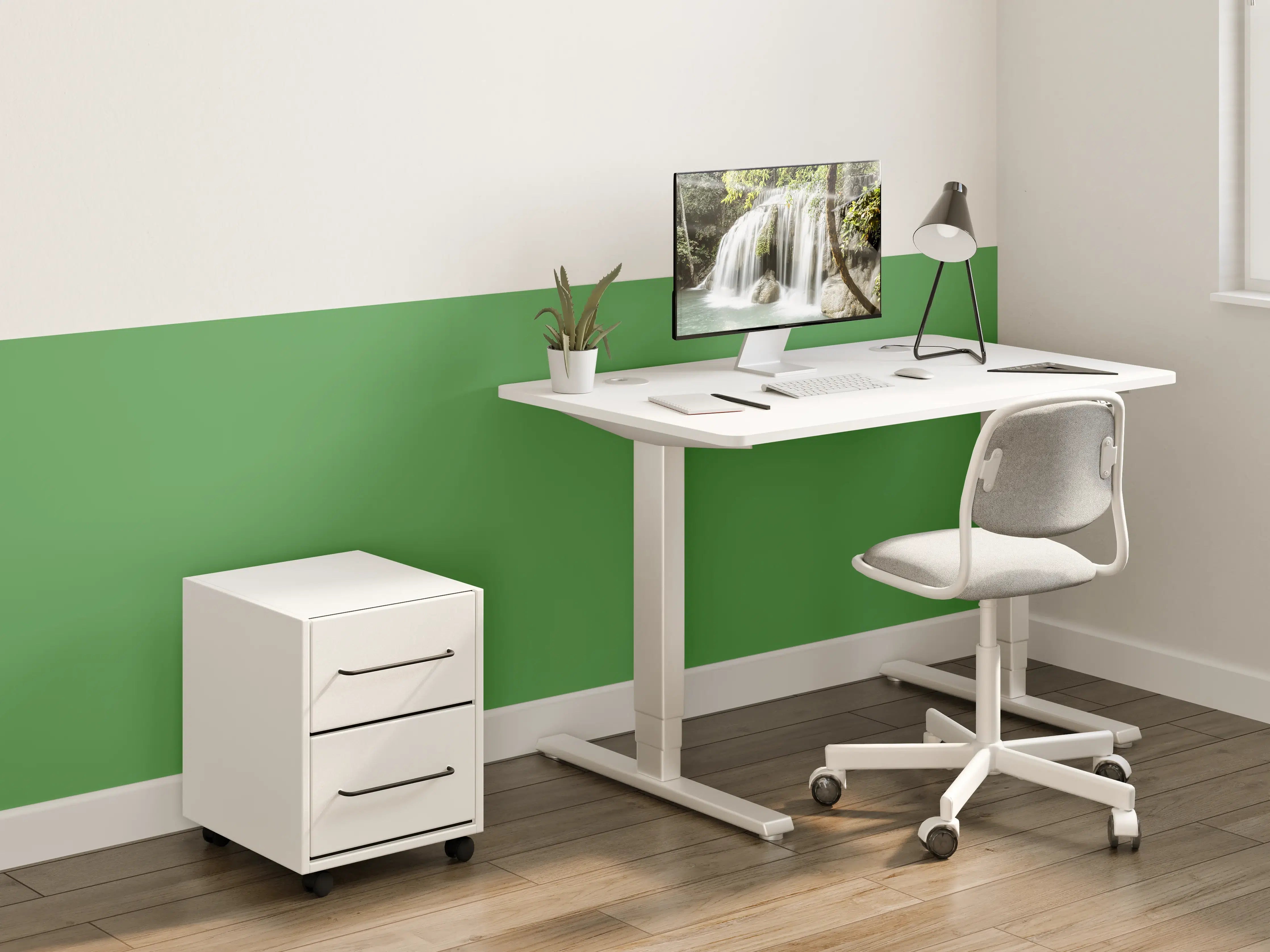 Kinderzimmer Wandgestaltung - RAL 6017 (Maigrün)