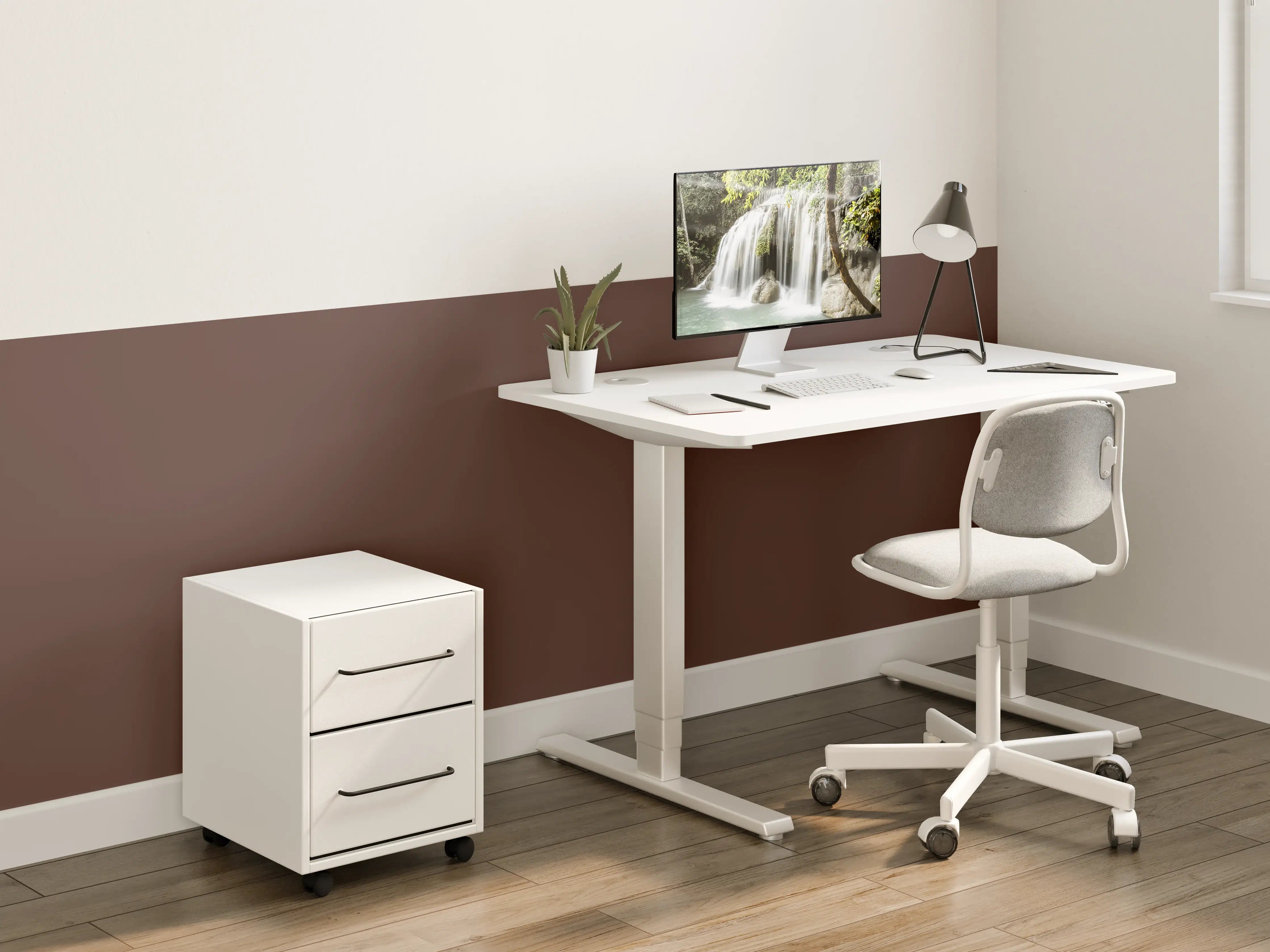 Kinderzimmer Wandgestaltung - RAL 8016 (Mahagonibraun)