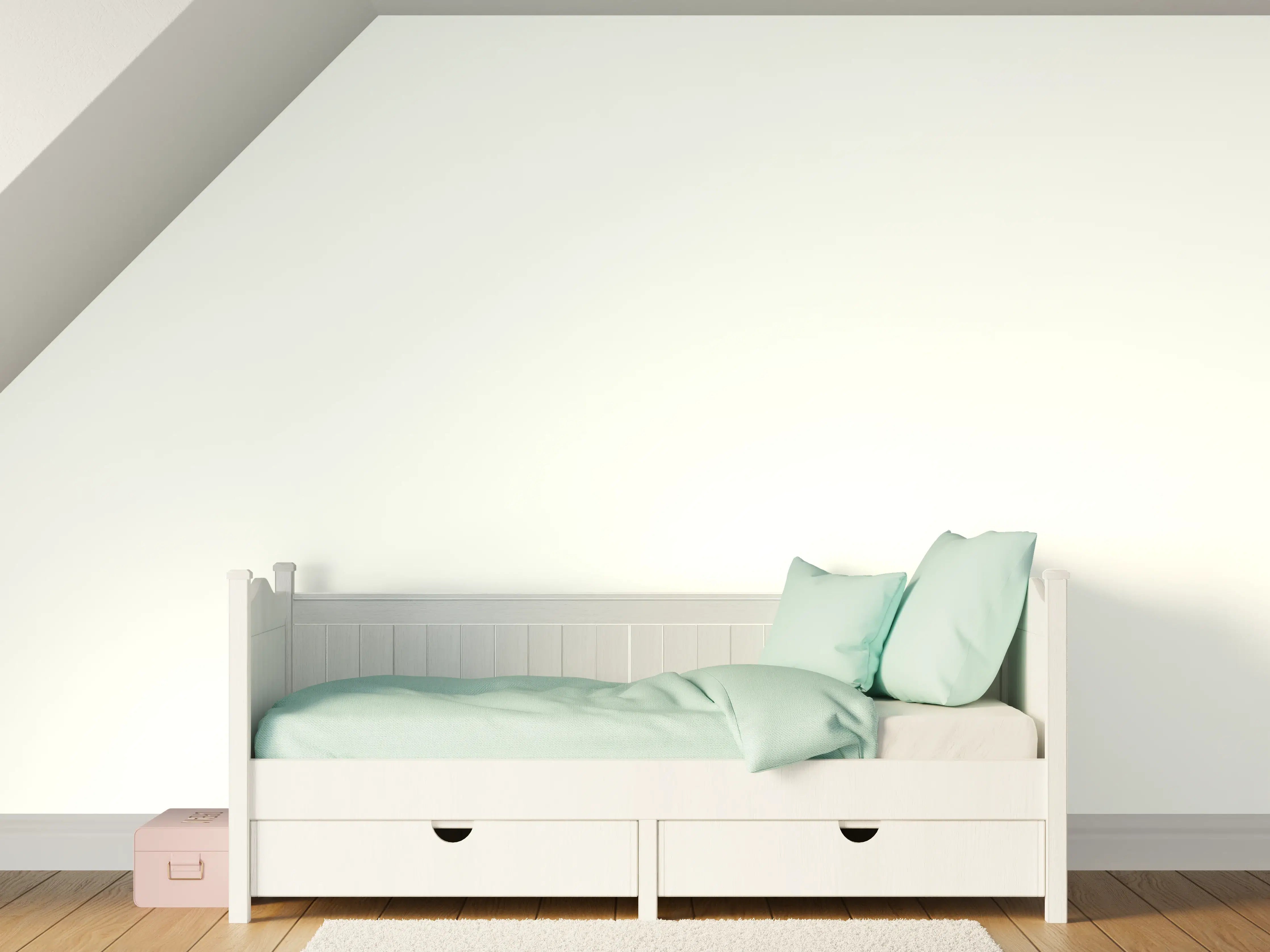 Kinderzimmer Wandgestaltung - RAL 9016 (Verkehrsweiß)