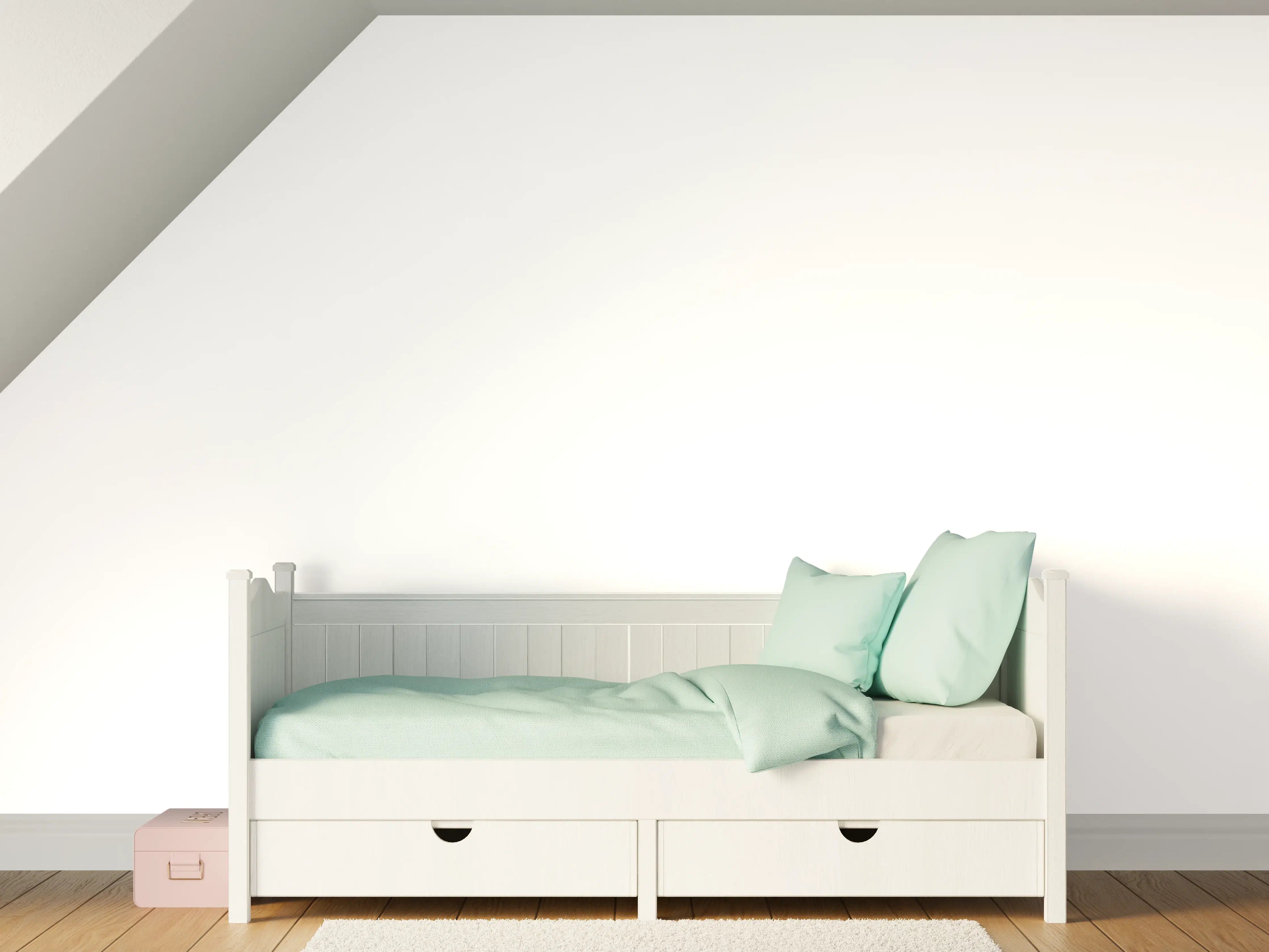 Kinderzimmer Wandgestaltung - RAL Farbe Weiß