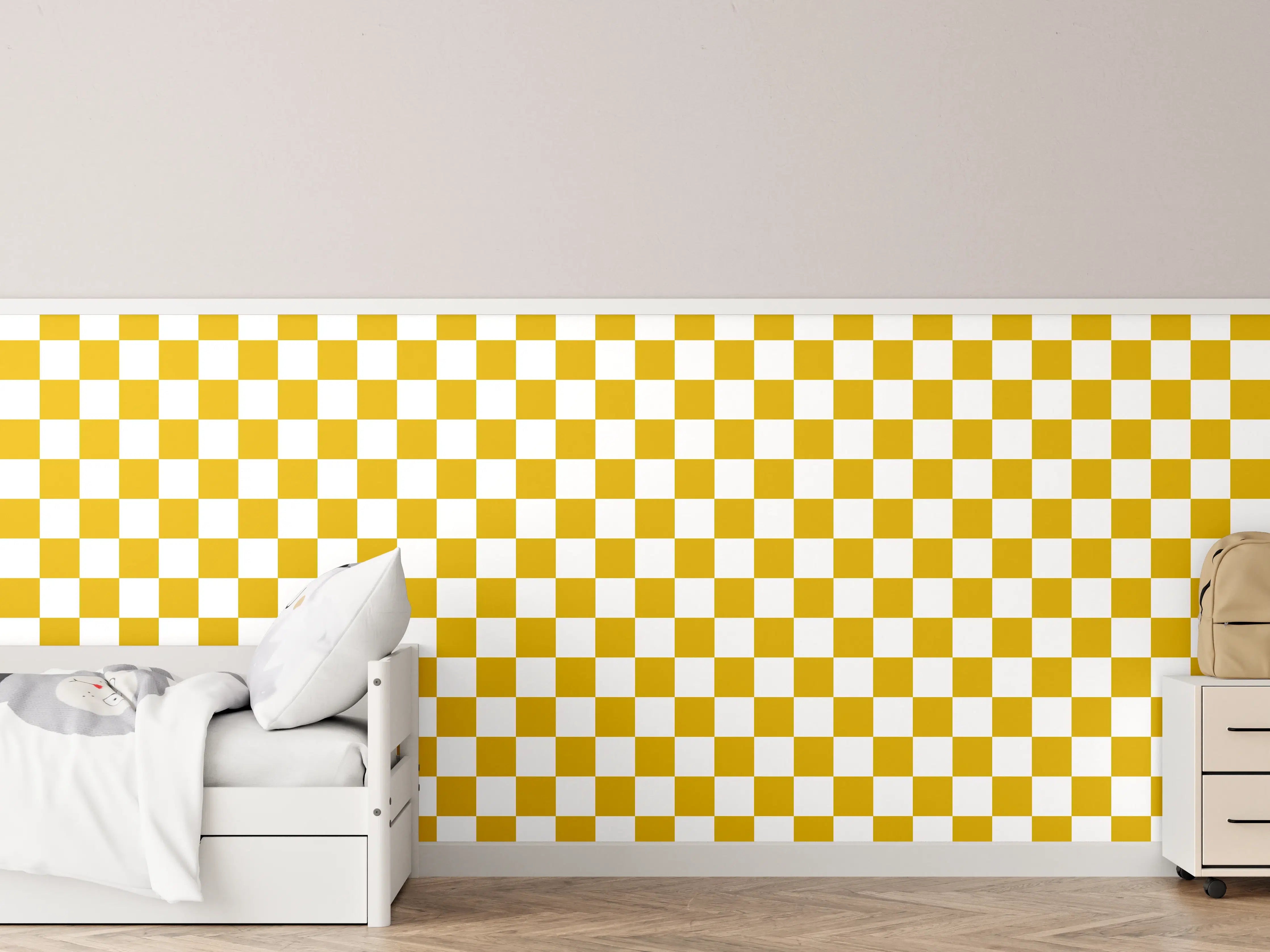 Kinderzimmer Wandgestaltung - Retro Senape-Design für stilvolles Zuhause