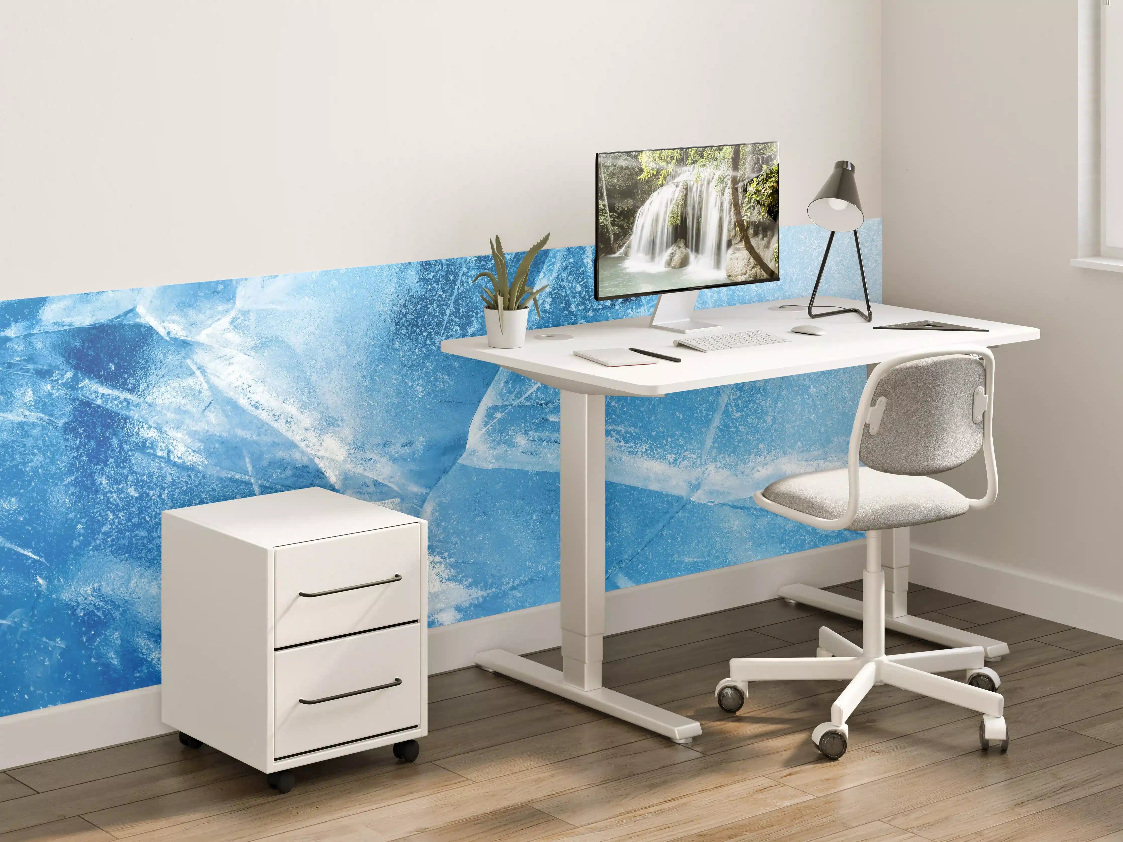 Kinderzimmer Wandgestaltung - Rissiger Eisblock