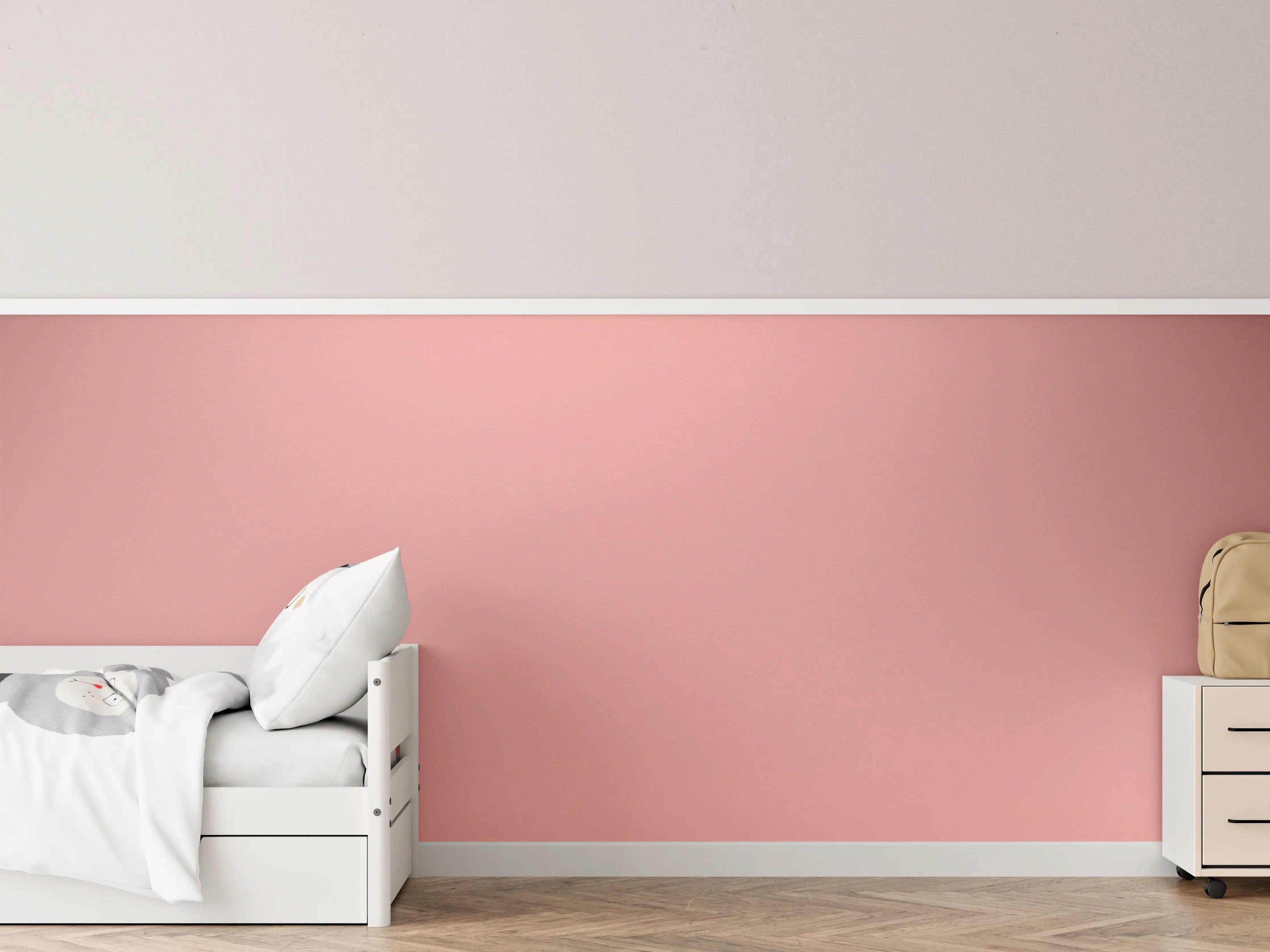 Kinderzimmer Wandgestaltung - Rosa Oberfläche - Papiertextur