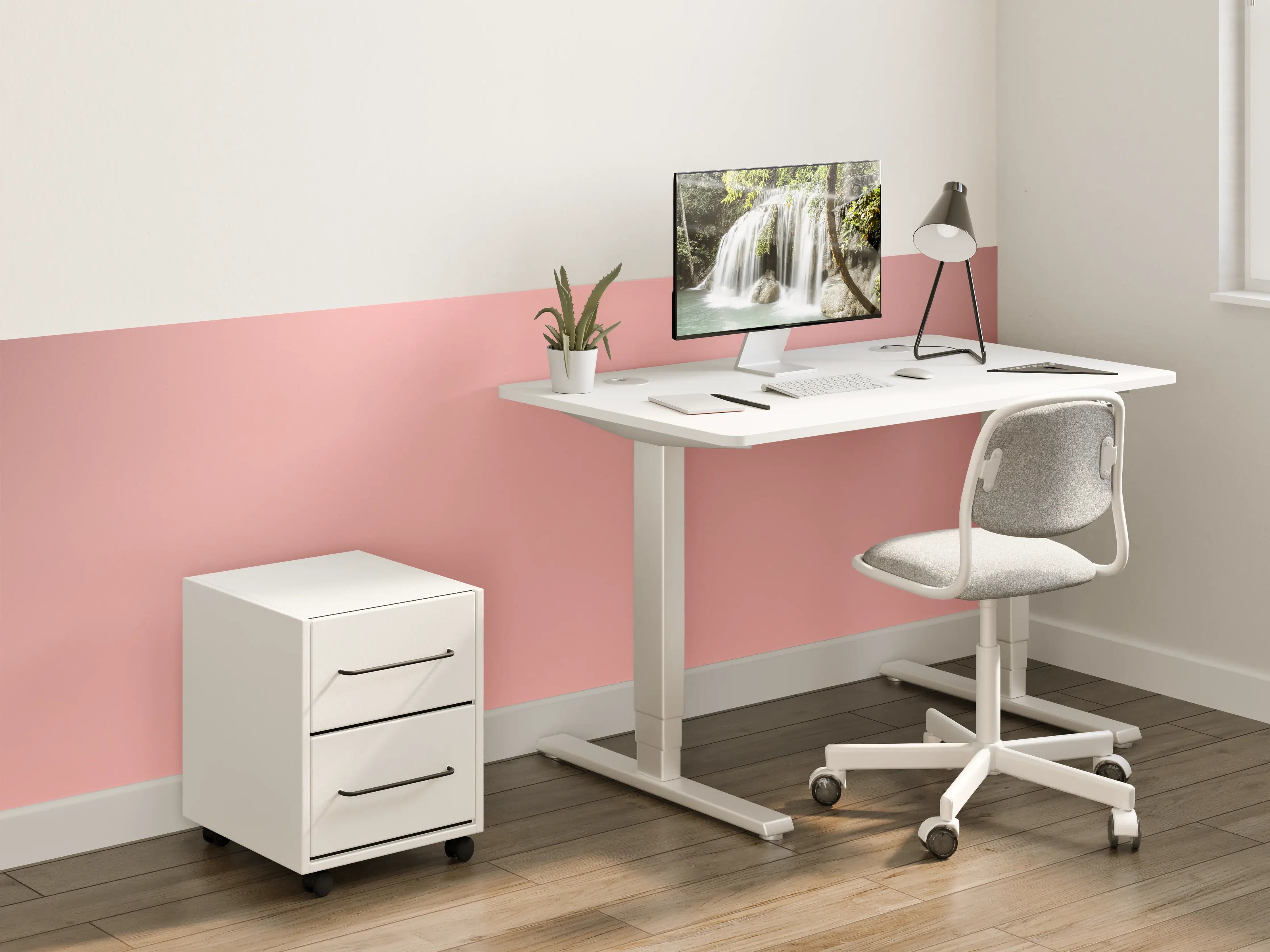 Kinderzimmer Wandgestaltung - Rosa Oberfläche - Papiertextur