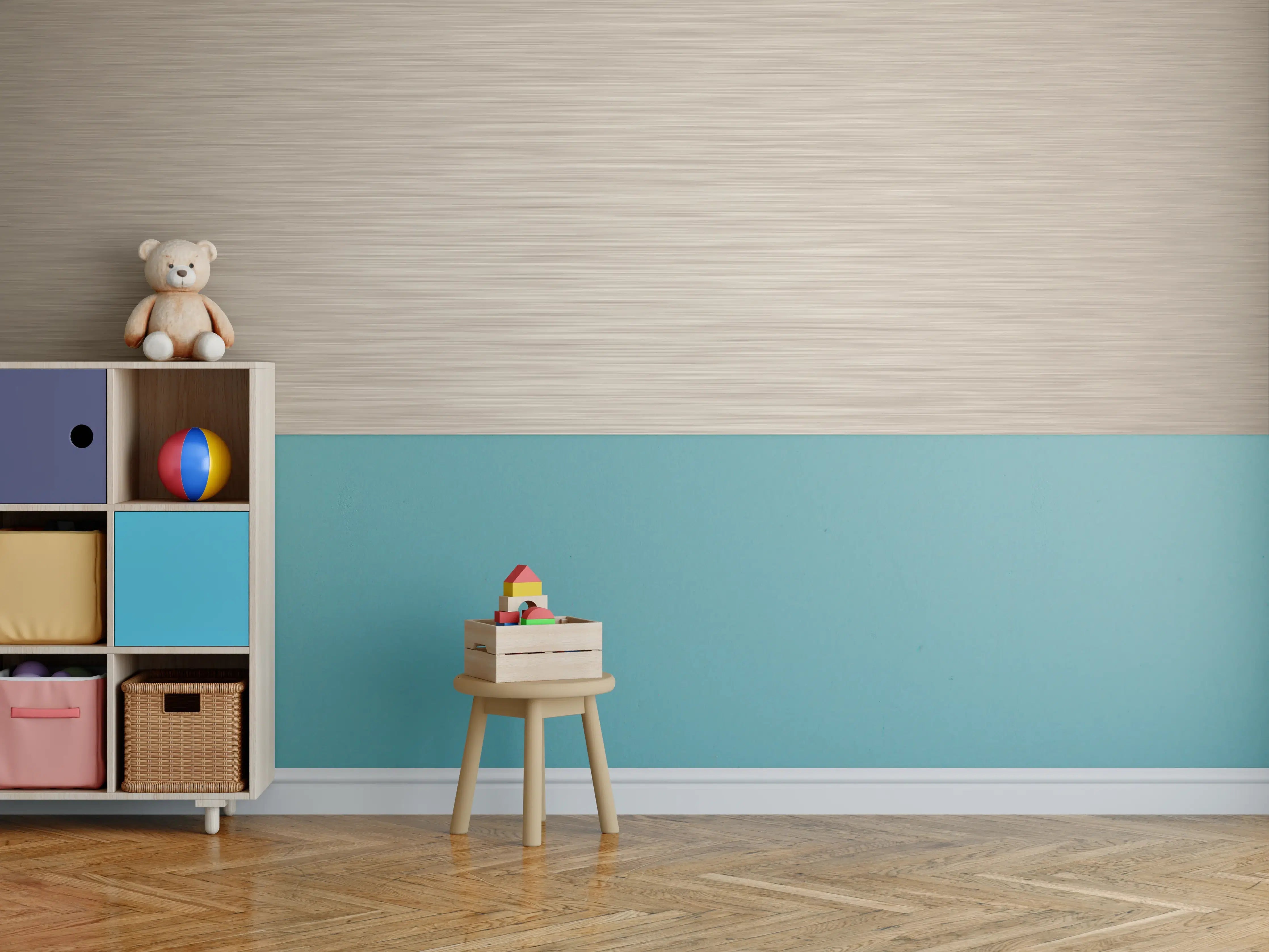 Kinderzimmer Wandgestaltung - Rose - ALU Prime - Metall Gebürstet