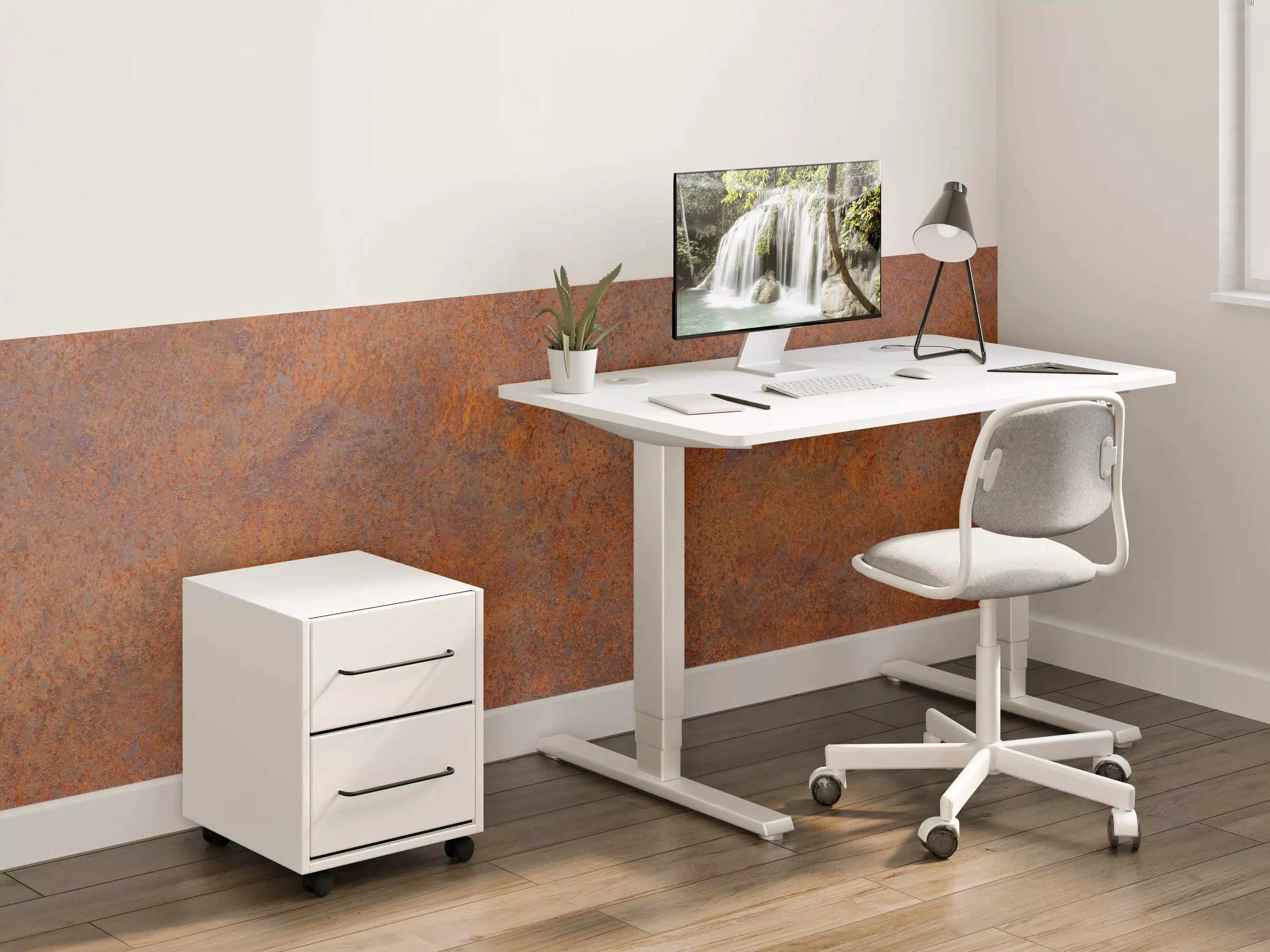 Kinderzimmer Wandgestaltung - Rostiges Metall