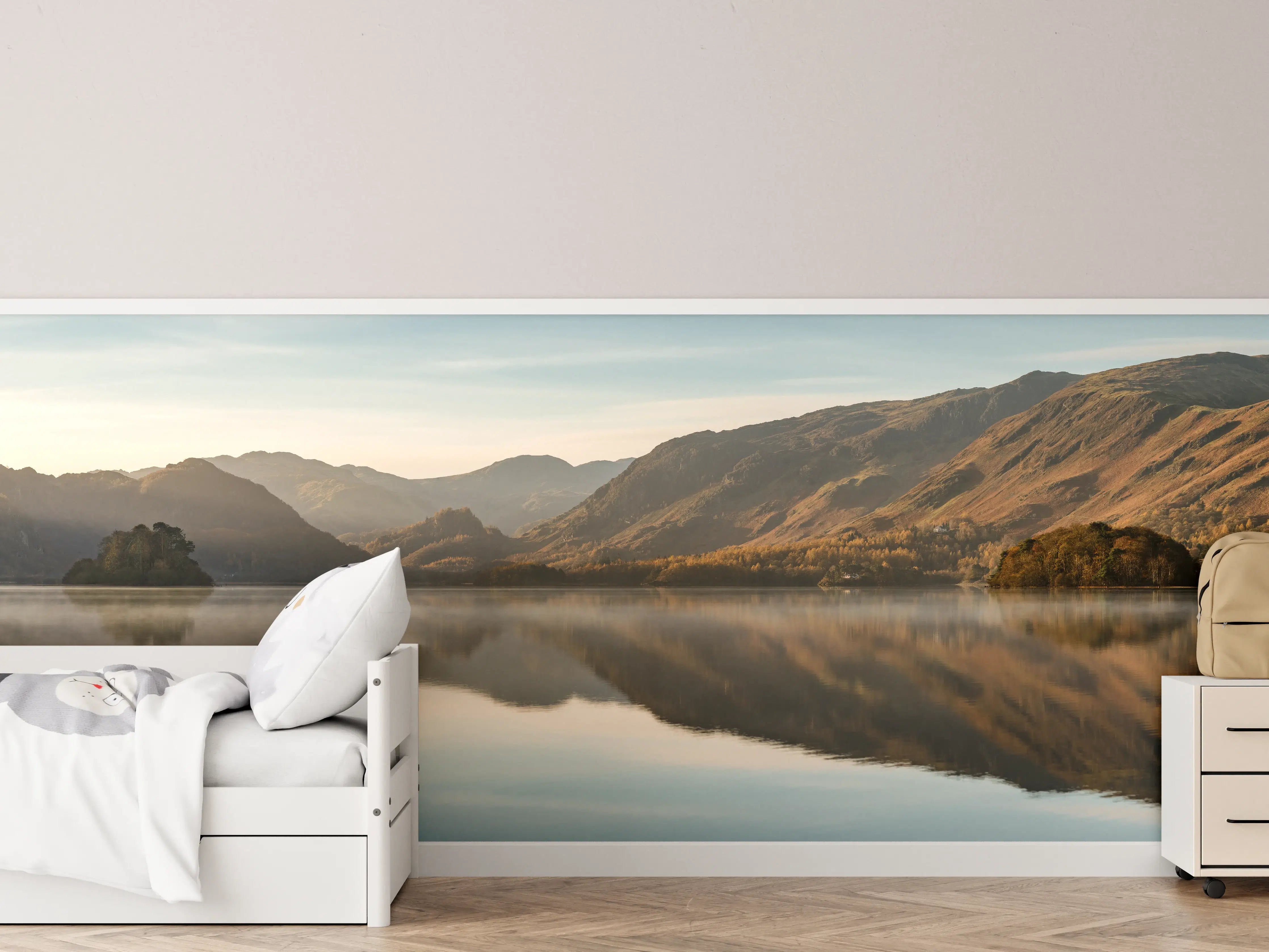 Kinderzimmer Wandgestaltung - Ruhige Reflexionen im stillen Derwentwater