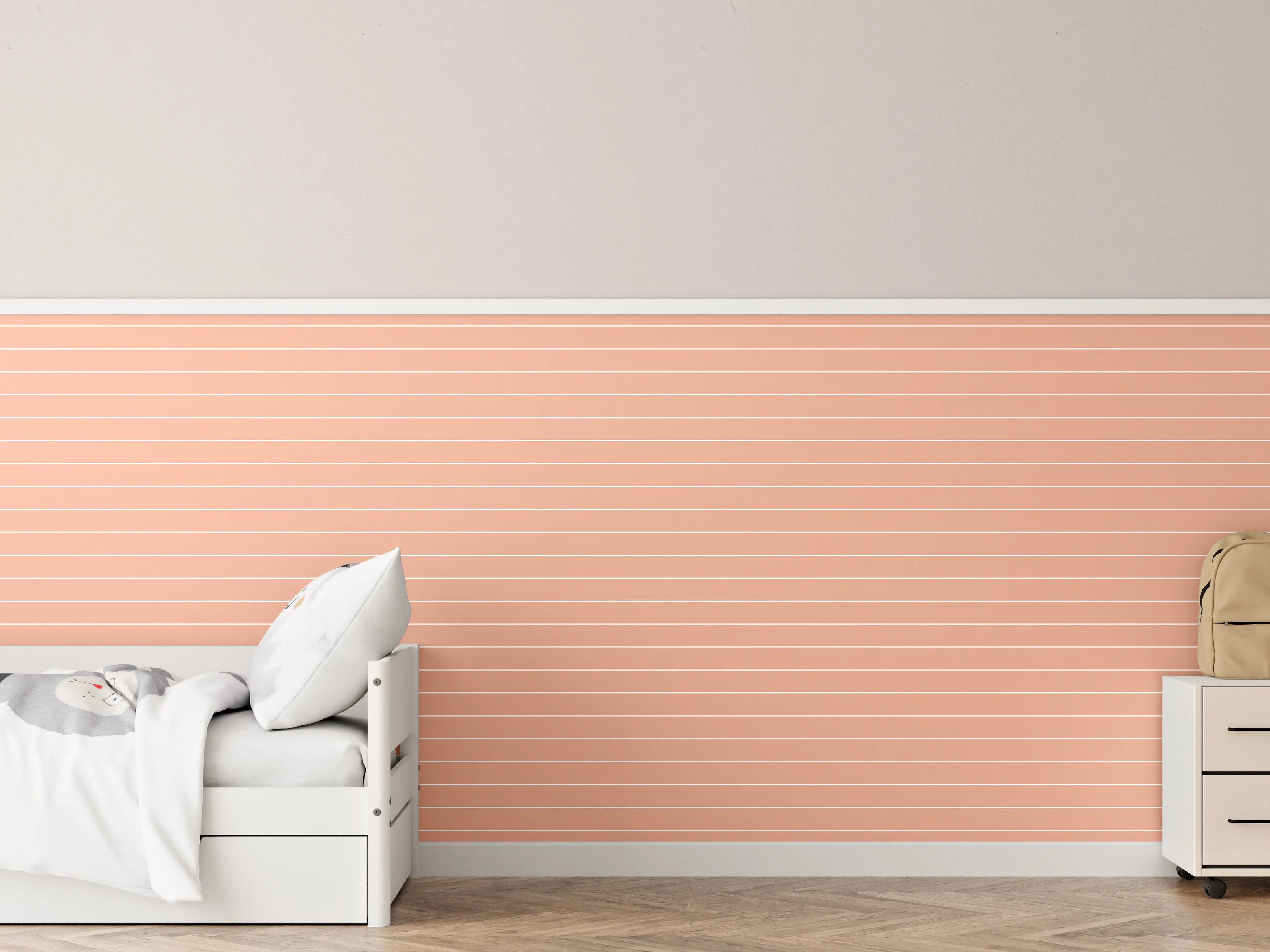 Kinderzimmer Wandgestaltung - Salmone-Design mit modernen Akzenten
