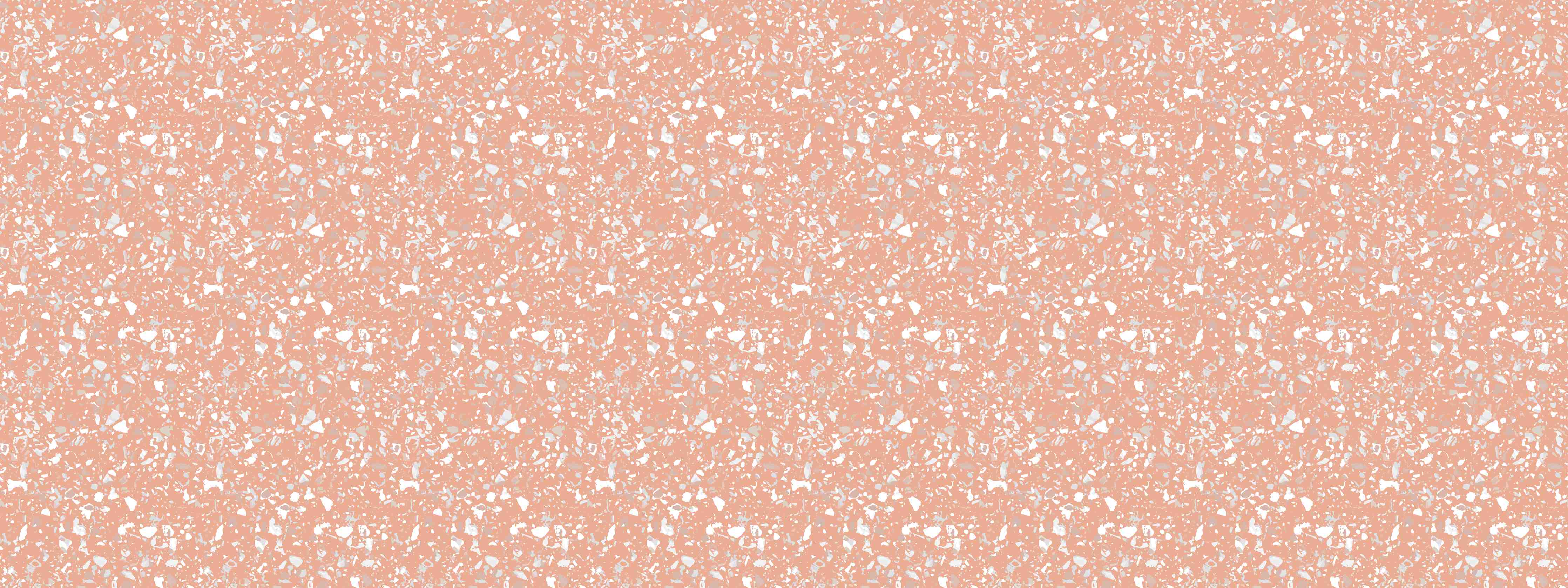 Kinderzimmer Wandgestaltung-Salmone-Terracotta Fliesen mit weißen Akzenten