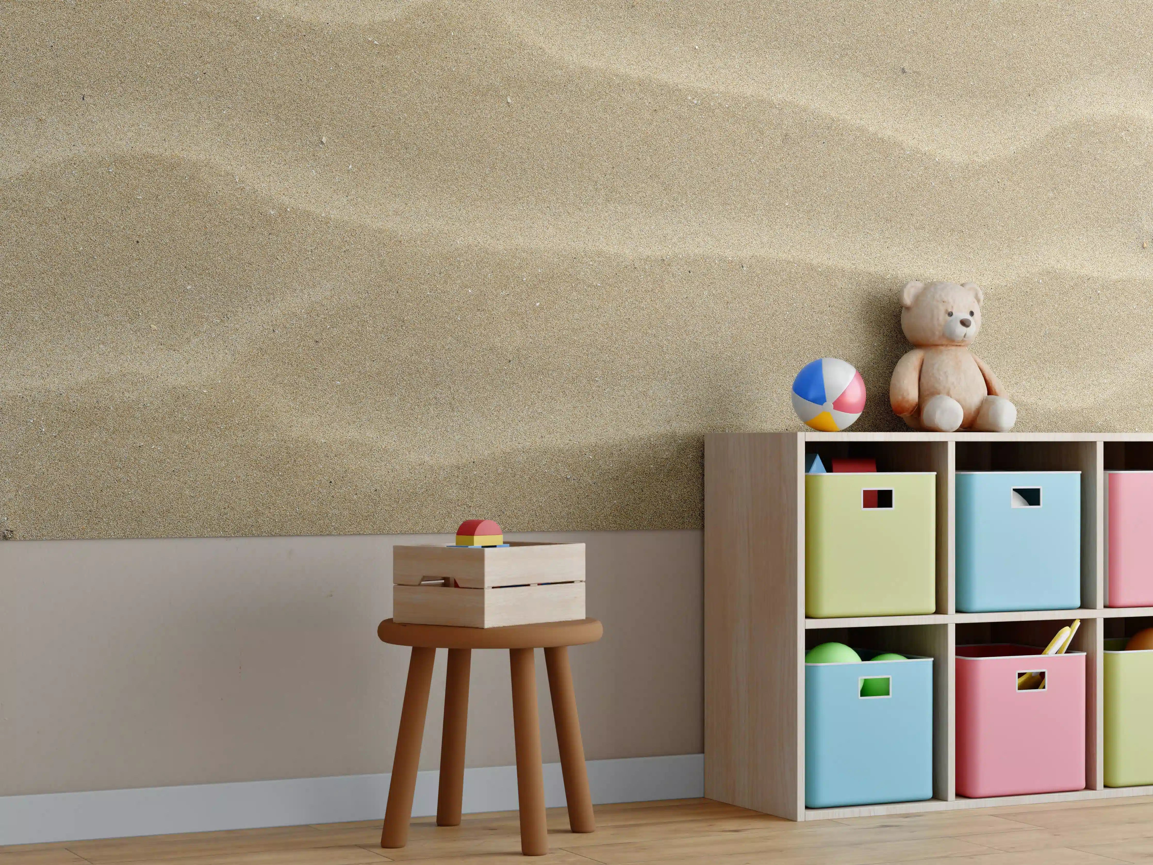 Kinderzimmer Wandgestaltung - Sandstrand