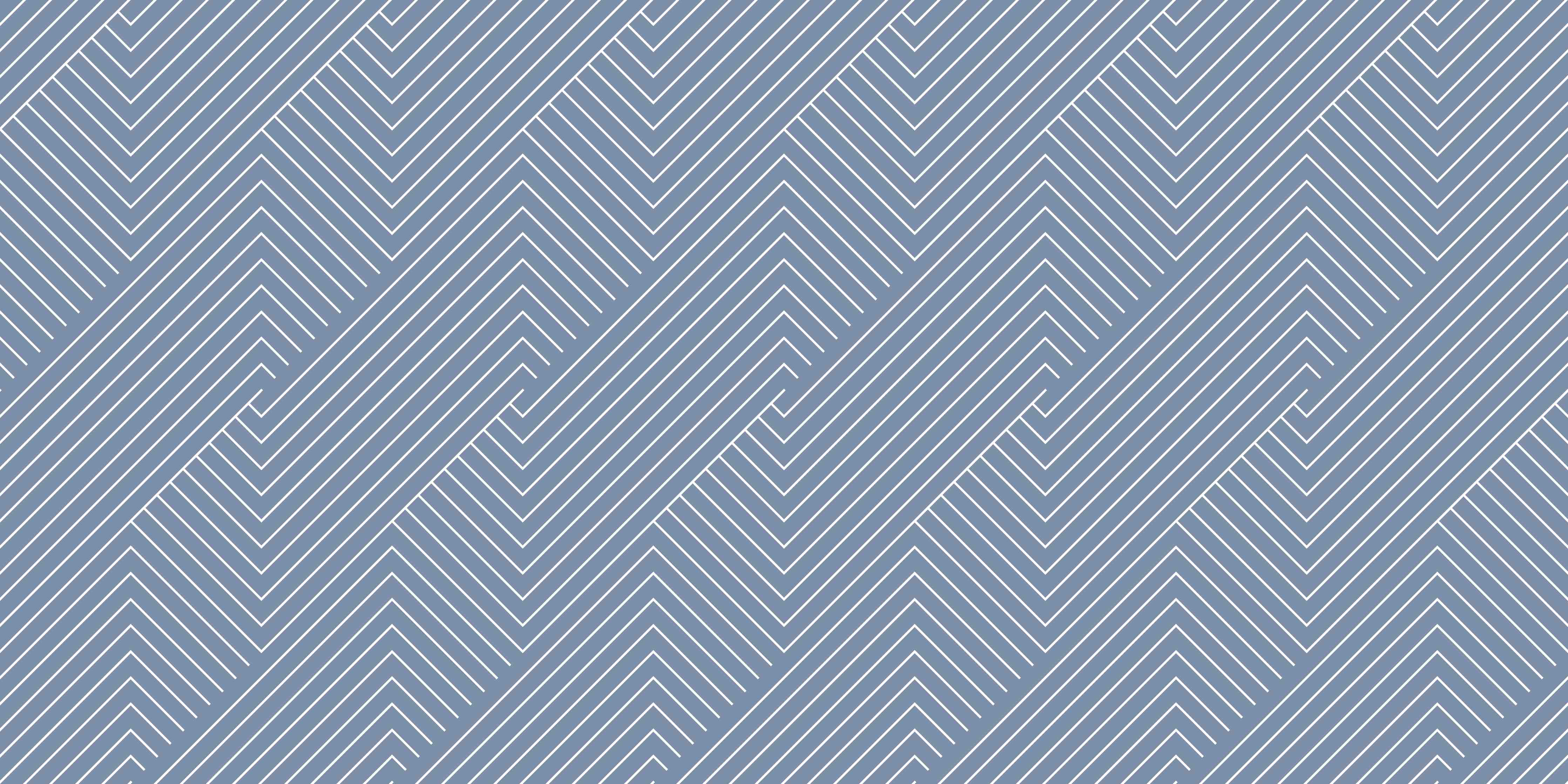 Kinderzimmer Wandgestaltung-Sanfte Blautöne, geometrische Muster