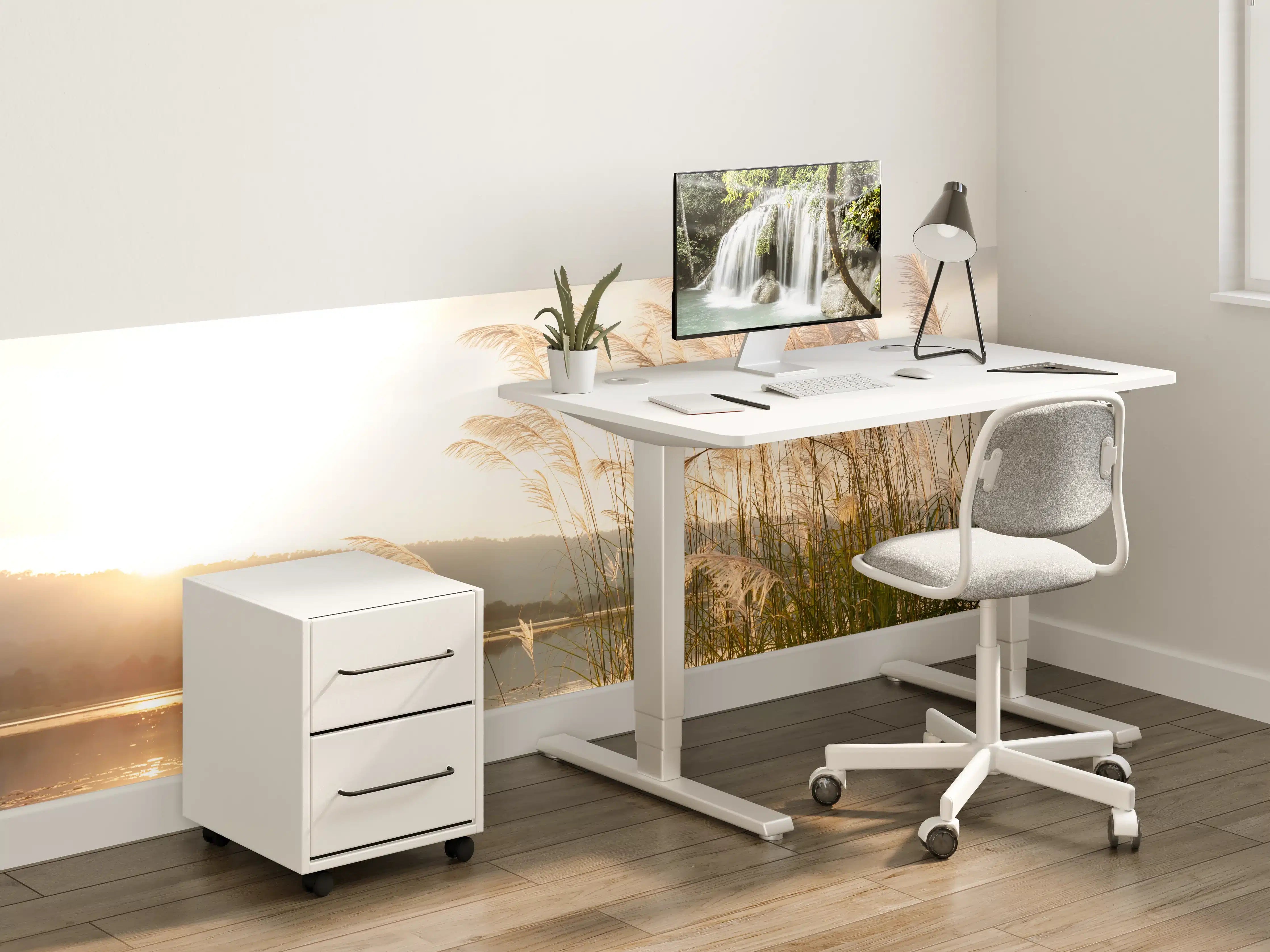 Kinderzimmer Wandgestaltung - Sanfte Natur im Sonnenlicht